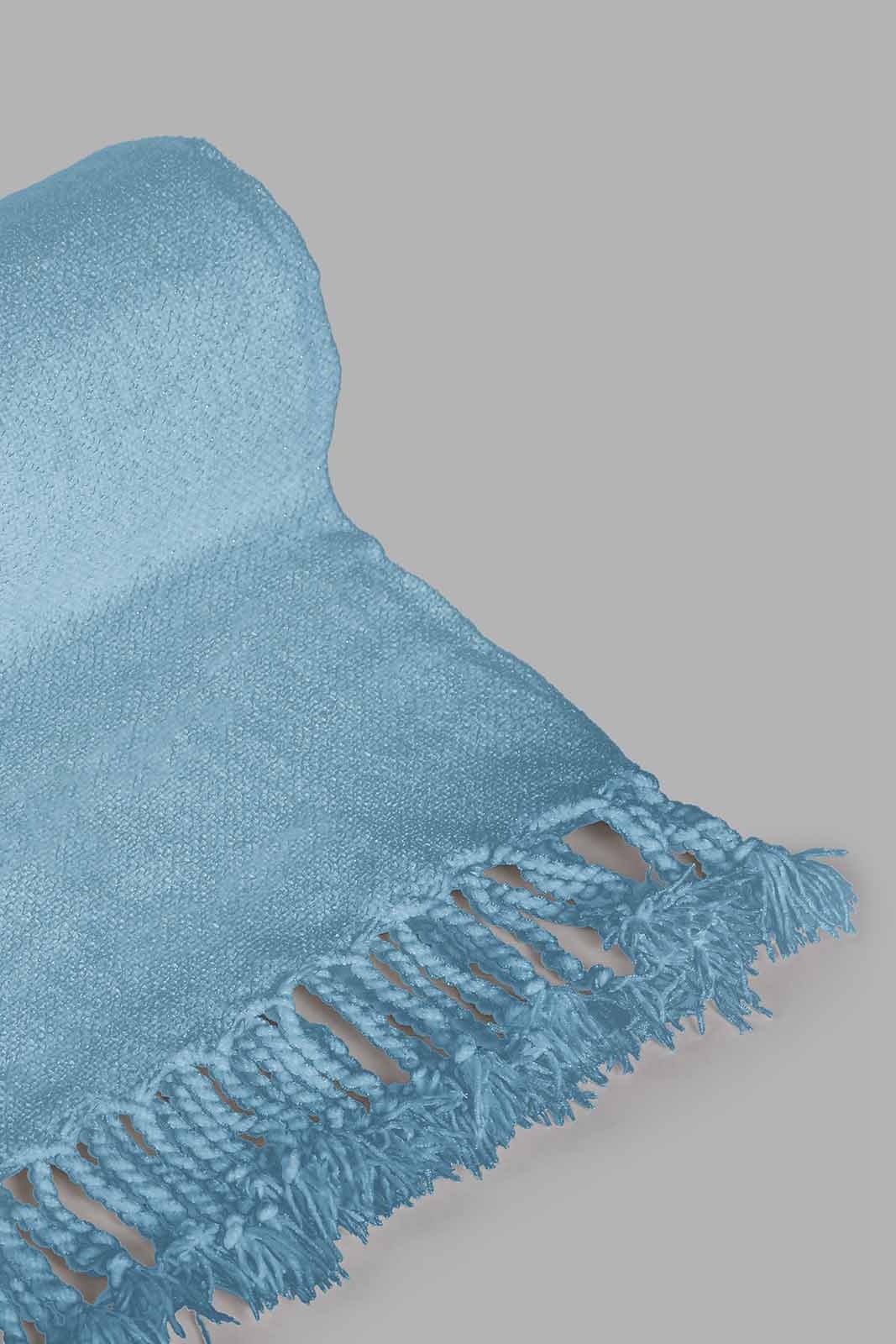 Redtag-Teal-Chenille-Throw-With-Gold-Metallic-Yarn-Category:Throws,-Colour:Teal,-Deals:New-In,-Filter:Home-Bedroom,-HMW-BED-Throws,-New-In-HMW-BED,-Non-Sale,-Section:Homewares,-W22A-Home-Bedroom-