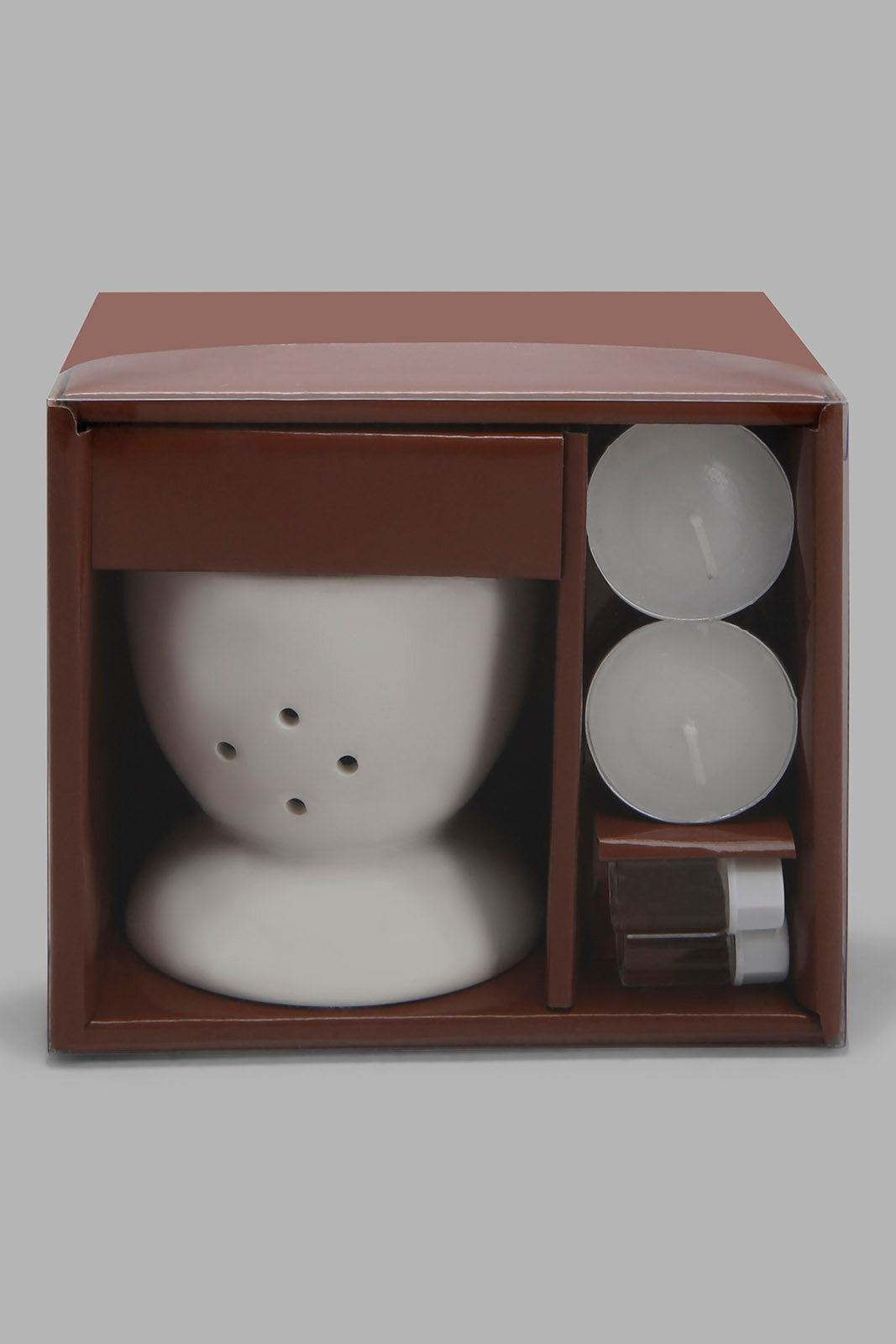 Redtag-Amber-Orange-T-Light-Candle-Burner-Set-Category:Candles,-Colour:Orange,-Deals:New-In,-Filter:Home-Decor,-HMW-HOM-Candle-&-Fragrances,-New-In-HMW-HOM,-Non-Sale,-Prairie,-Section:Homewares,-W22B-Home-Decor-