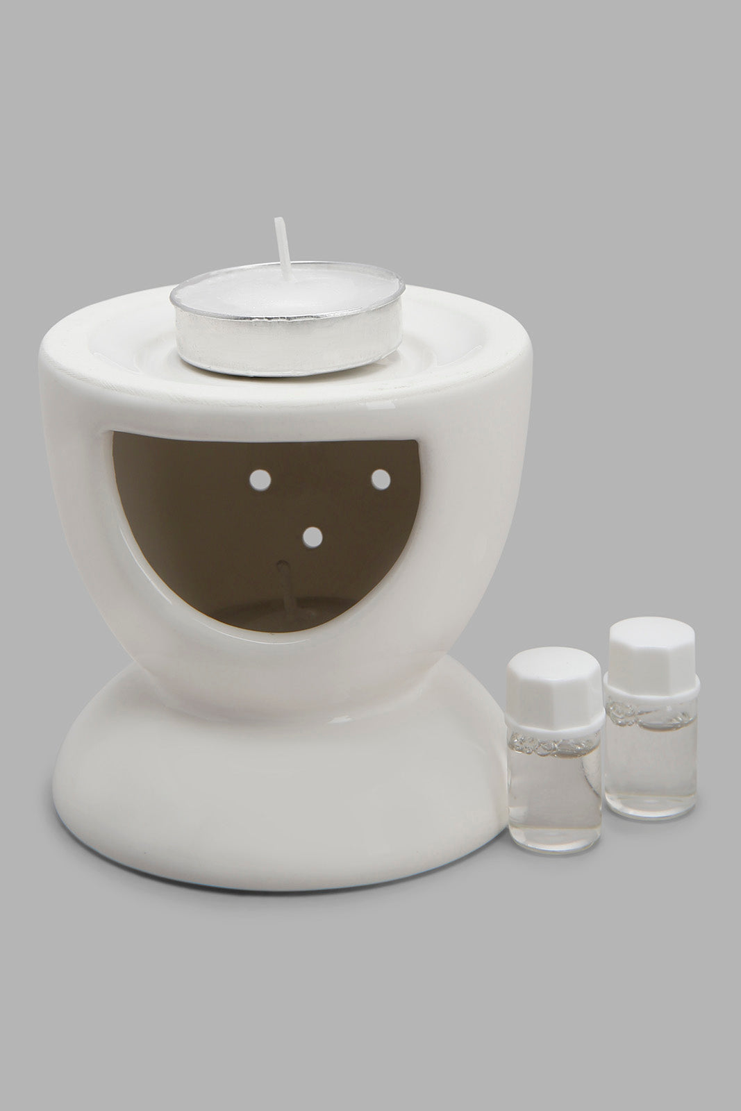 Redtag-Amber-Orange-T-Light-Candle-Burner-Set-Category:Candles,-Colour:Orange,-Deals:New-In,-Filter:Home-Decor,-HMW-HOM-Candle-&-Fragrances,-New-In-HMW-HOM,-Non-Sale,-Prairie,-Section:Homewares,-W22B-Home-Decor-