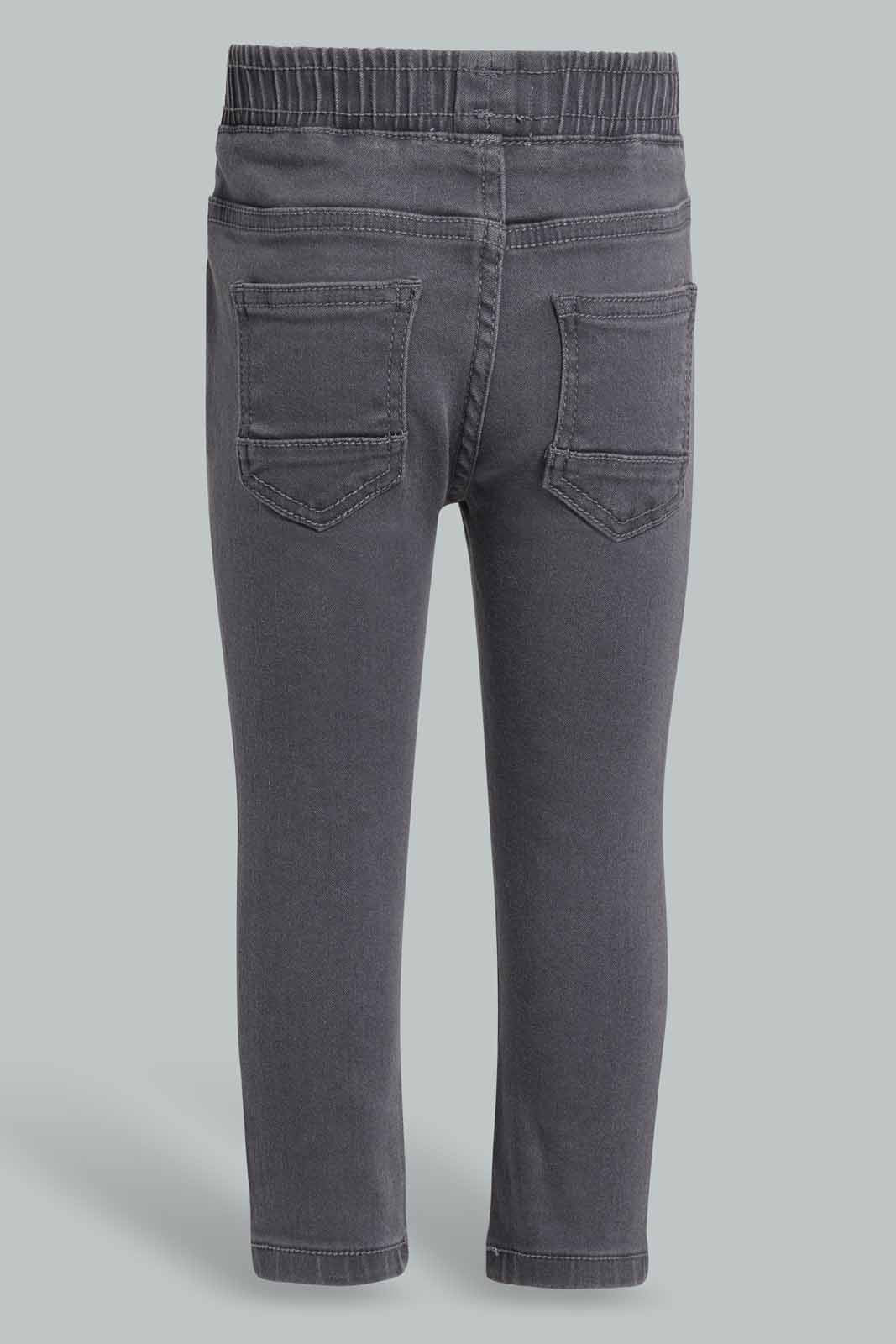 Redtag-Charcoal-Pull-On-Jeans-Category:Jeans,-Colour:Charcoal,-Deals:New-In,-Filter:Infant-Boys-(3-to-24-Mths),-INB-Jeans,-New-In-INB-APL,-Non-Sale,-Section:Boys-(0-to-14Yrs),-TBL,-W22A-Infant-Boys-3 to 24 Months