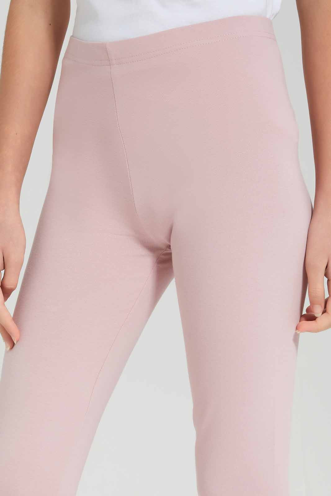 Redtag-Pink-Basic-Leggings-Category:Leggings,-Colour:Apricot,-Deals:New-In,-Filter:Senior-Girls-(8-to-14-Yrs),-GSR-Leggings,-New-In-GSR-APL,-Non-Sale,-Section:Girls-(0-to-14Yrs),-TBL,-W22A-Senior-Girls-9 to 14 Years