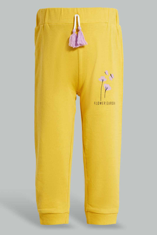 Redtag-Mustard-Solid-Active-Pant-Category:Joggers,-Colour:Mustard,-Deals:New-In,-Filter:Infant-Girls-(3-to-24-Mths),-ING-Joggers,-New-In-ING-APL,-Non-Sale,-Section:Girls-(0-to-14Yrs),-TBL,-W22A-Infant-Girls-3 to 24 Months