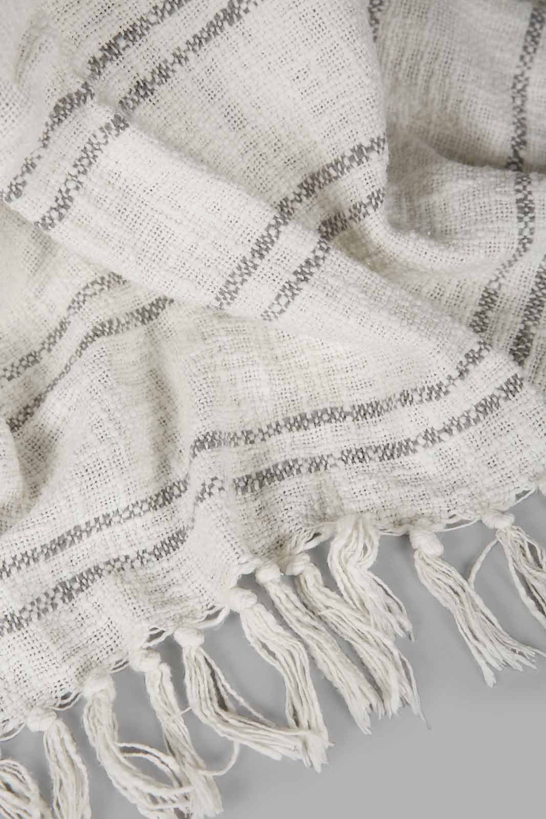 Redtag-Pink-Striped-Throw-With-Frnge-Category:Throws,-Colour:Pink,-Deals:New-In,-Filter:Home-Bedroom,-HMW-BED-Throws,-New-In-HMW-BED,-Non-Sale,-Section:Homewares,-W22A-Home-Bedroom-