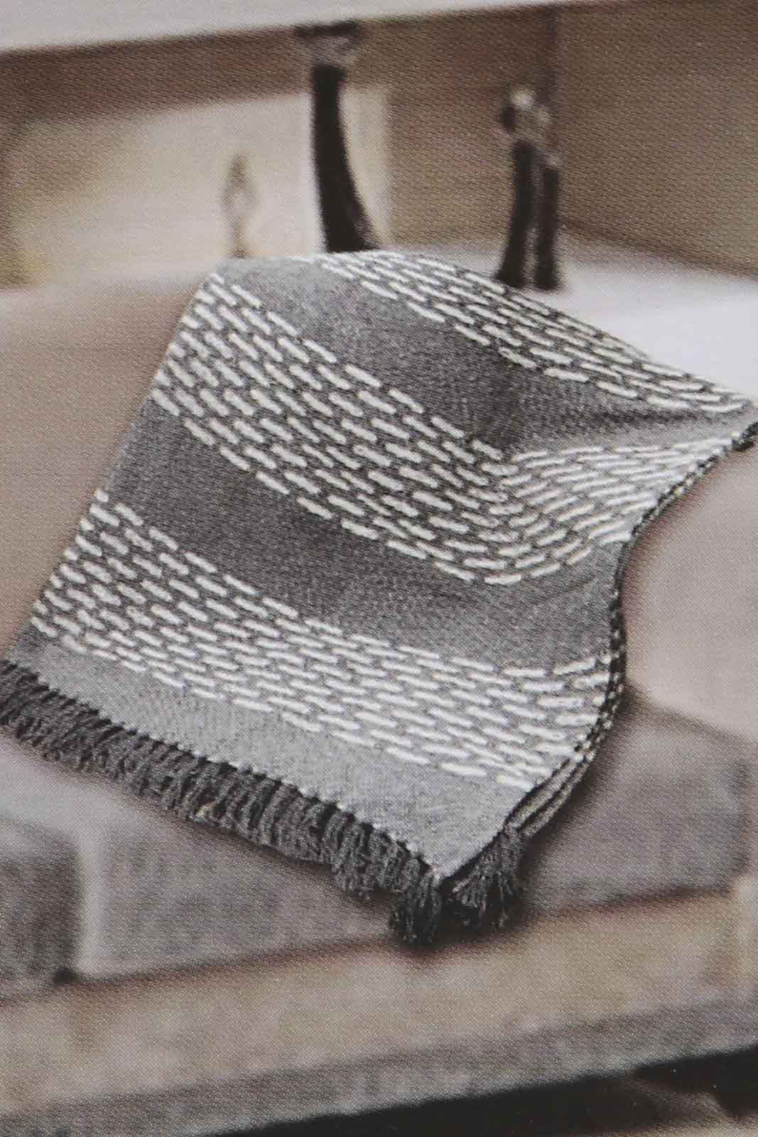 Redtag-Grey-Jacquard-Throw-With-Fringe-Category:Throws,-Colour:Grey,-Deals:New-In,-Filter:Home-Bedroom,-HMW-BED-Throws,-New-In-HMW-BED,-Non-Sale,-Section:Homewares,-W22A-Home-Bedroom-