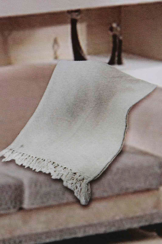 Redtag-Beige-Textured-Jacquard-Throw-Category:Throws,-Colour:White,-Deals:New-In,-Filter:Home-Bedroom,-HMW-BED-Throws,-New-In-HMW-BED,-Non-Sale,-Section:Homewares,-W22A-Home-Bedroom-