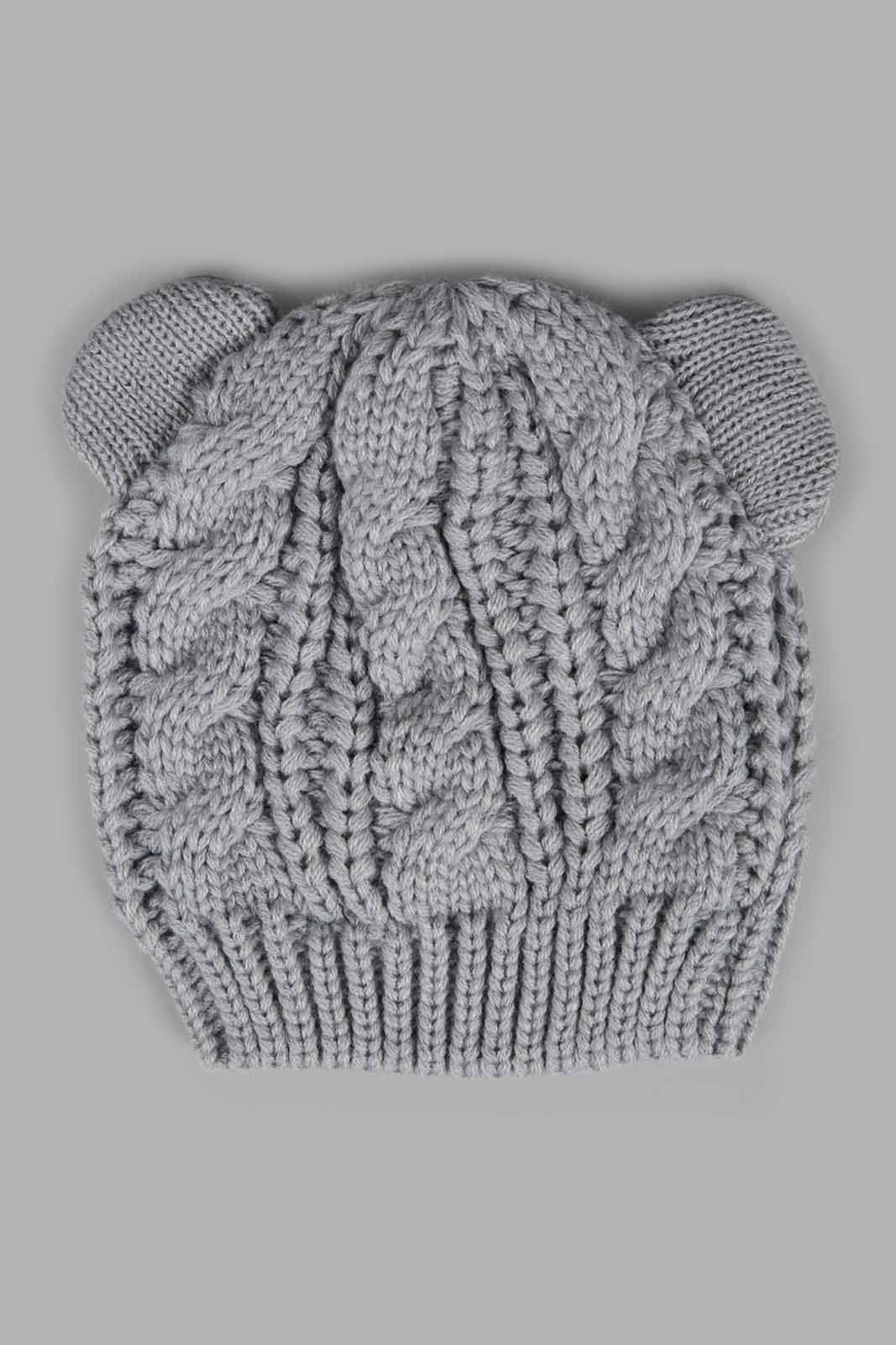 Redtag-Assorted-Grey-And-Black-Charcater-Knitted-Cap-Set-Of-2-BOY-Knitted-Accessories,-Category:Knitted-Accessories,-Colour:Assorted,-Filter:Boys-Accessories,-New-In,-New-In-BOY-ACC,-Non-Sale,-Section:Boys-(0-to-14Yrs),-W22A-Boys-