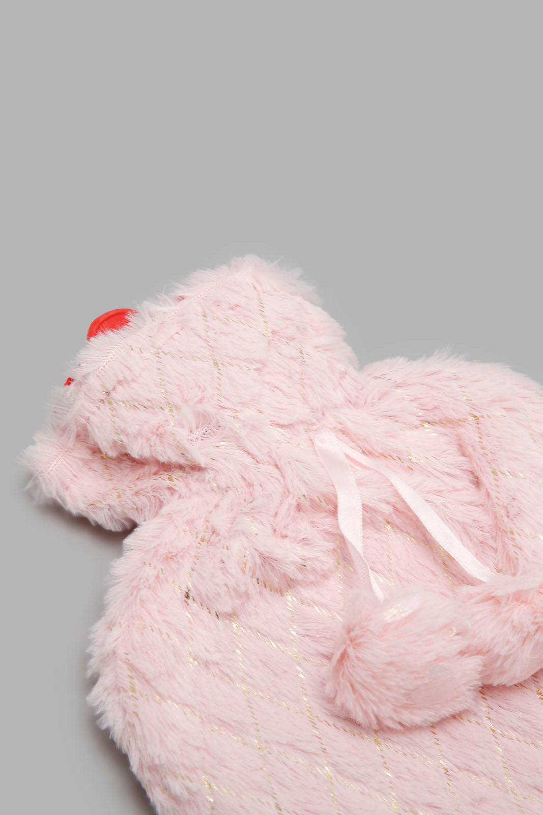 Redtag-White/Pink-Hot-Water-2-Litre-Bag-With-Knitted-Cover-Category:Bags,-Colour:White,-Filter:Travel-Accessories,-IMP-Bags,-New-In,-New-In-IMP-ACC,-Non-Sale,-Section:Girls-(0-to-14Yrs),-W22B-Home-Accessories-
