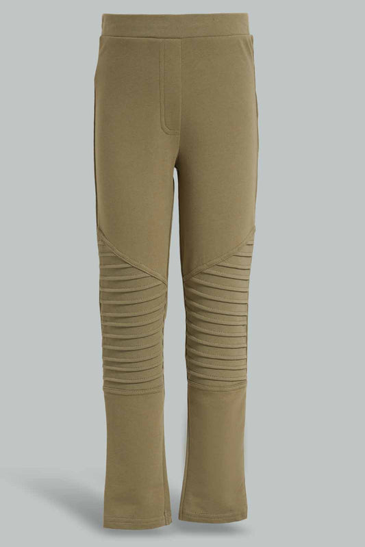 Redtag-Olive-Girls-legging-Category:Jeggings,-Colour:Olive,-Deals:New-In,-Filter:Girls-(2-to-8-Yrs),-GIR-Jeggings,-New-In-GIR-APL,-Non-Sale,-Section:Girls-(0-to-14Yrs),-W22O-Girls-
