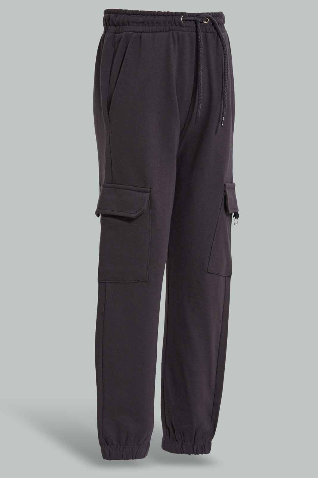 Redtag-Grey-Girls-Active-Pant-Category:Joggers,-Colour:Grey,-Deals:New-In,-Filter:Girls-(2-to-8-Yrs),-GIR-Joggers,-New-In-GIR-APL,-Non-Sale,-Section:Girls-(0-to-14Yrs),-W22O-Girls-