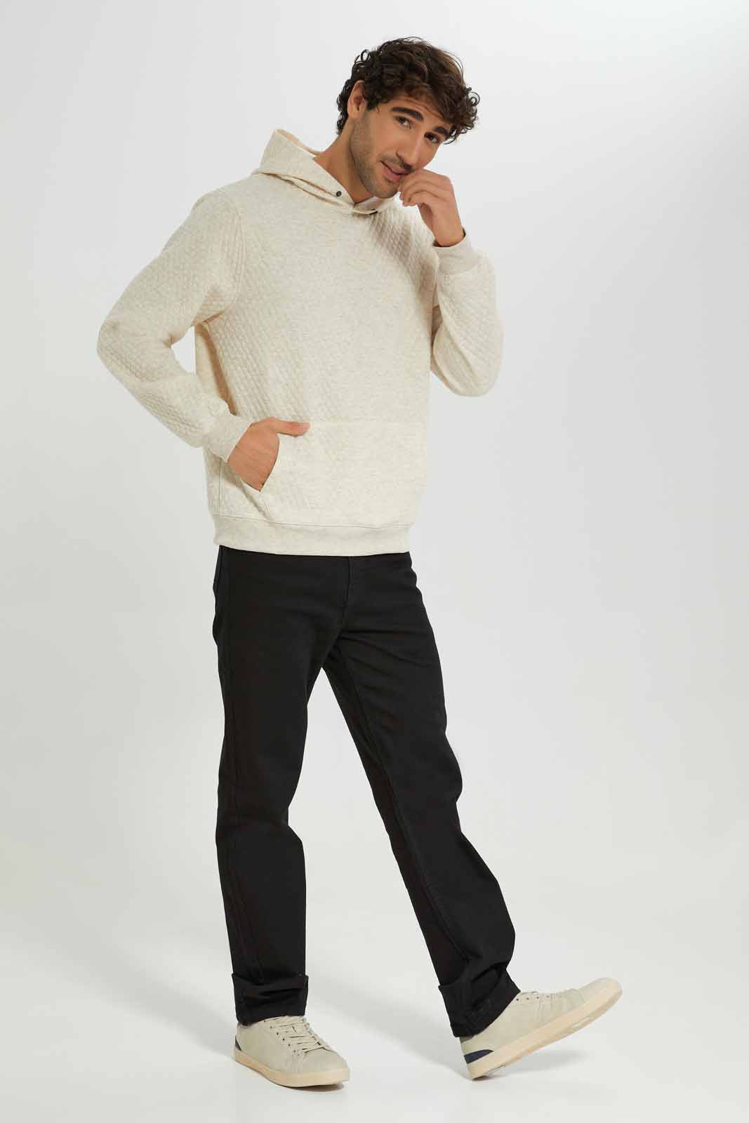 Redtag-Beige-Quilted-Pullover-With-Hood-Category:Sweatshirts,-Colour:Beige,-Deals:New-In,-Filter:Men's-Clothing,-Men-Sweatshirts,-New-In-Men-APL,-Non-Sale,-Section:Men,-W22A-Men's-
