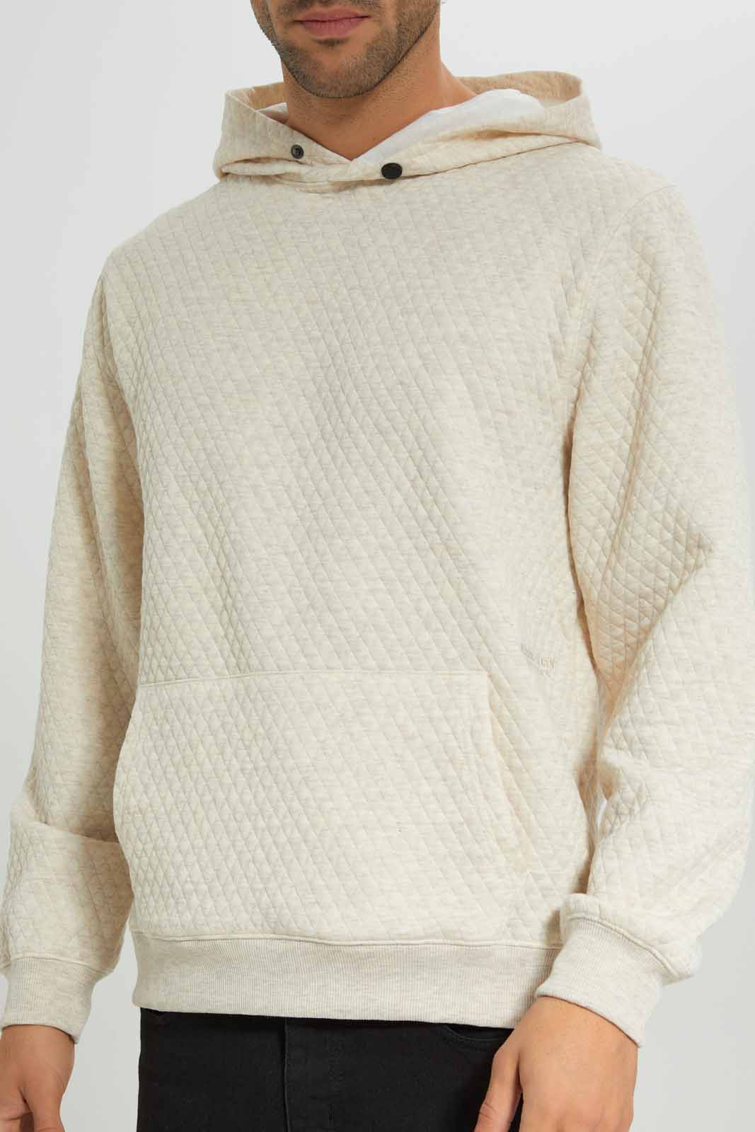 Redtag-Beige-Quilted-Pullover-With-Hood-Category:Sweatshirts,-Colour:Beige,-Deals:New-In,-Filter:Men's-Clothing,-Men-Sweatshirts,-New-In-Men-APL,-Non-Sale,-Section:Men,-W22A-Men's-