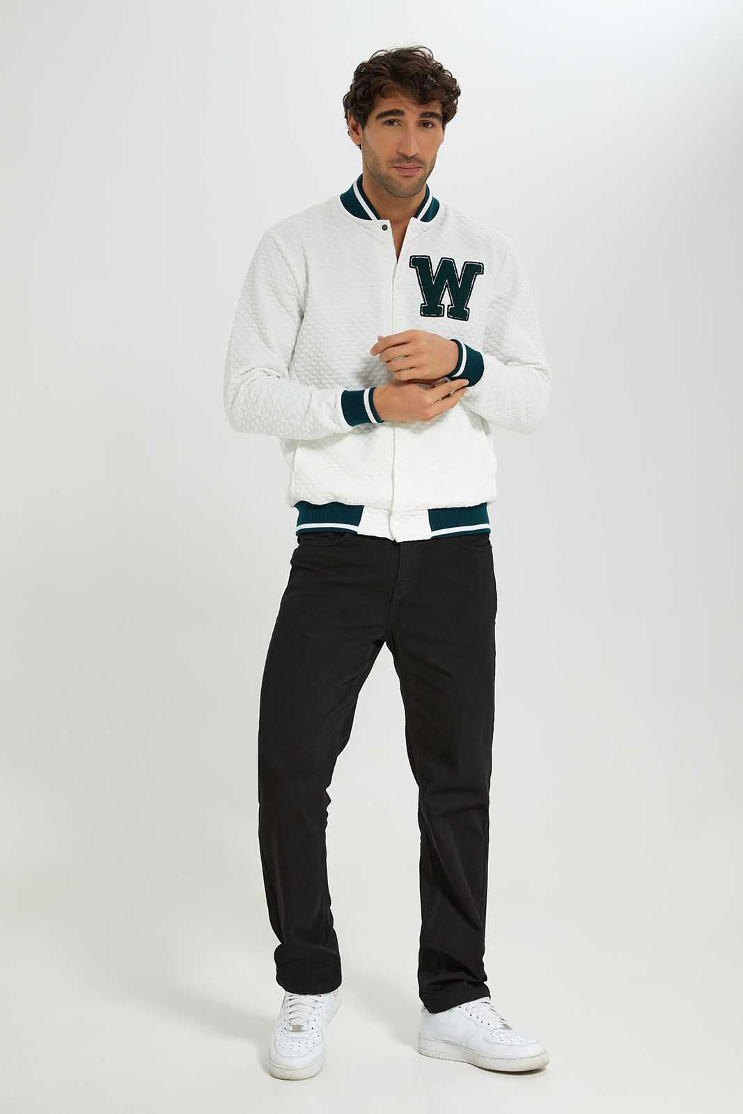 Redtag-White-Quilted-Bomber-Jacket-Category:Sweatshirts,-Colour:White,-Deals:New-In,-Filter:Men's-Clothing,-Men-Sweatshirts,-New-In-Men-APL,-Non-Sale,-Section:Men,-W22A-Men's-
