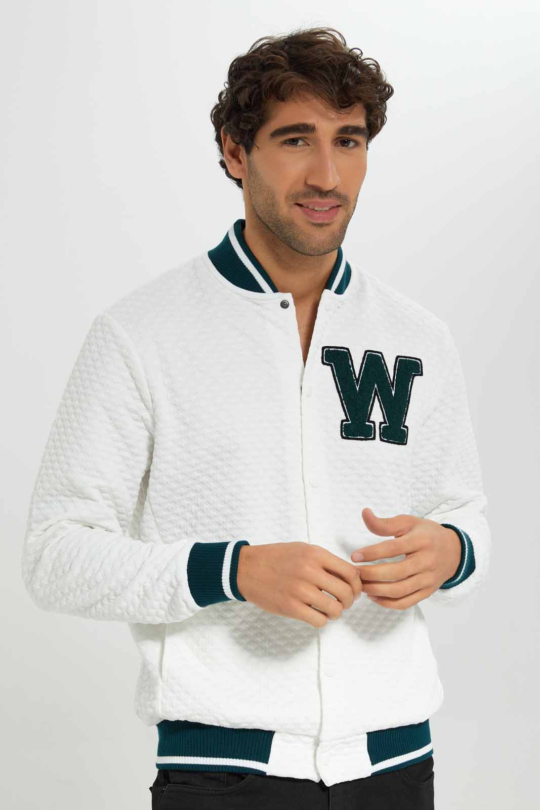 Redtag-White-Quilted-Bomber-Jacket-Category:Sweatshirts,-Colour:White,-Deals:New-In,-Filter:Men's-Clothing,-Men-Sweatshirts,-New-In-Men-APL,-Non-Sale,-Section:Men,-W22A-Men's-