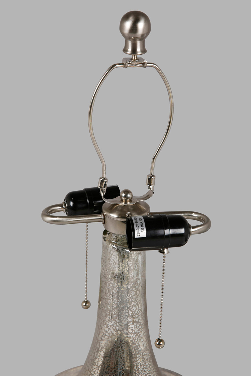 Redtag-Silver-Mercury-Glass-Table-Lamp-Category:Lamps,-Colour:Silver,-Deals:New-In,-Filter:Home-Decor,-HMW-HOM-Lighting,-New-In-HMW-HOM,-Non-Sale,-Section:Homewares,-W22O-Home-Decor-
