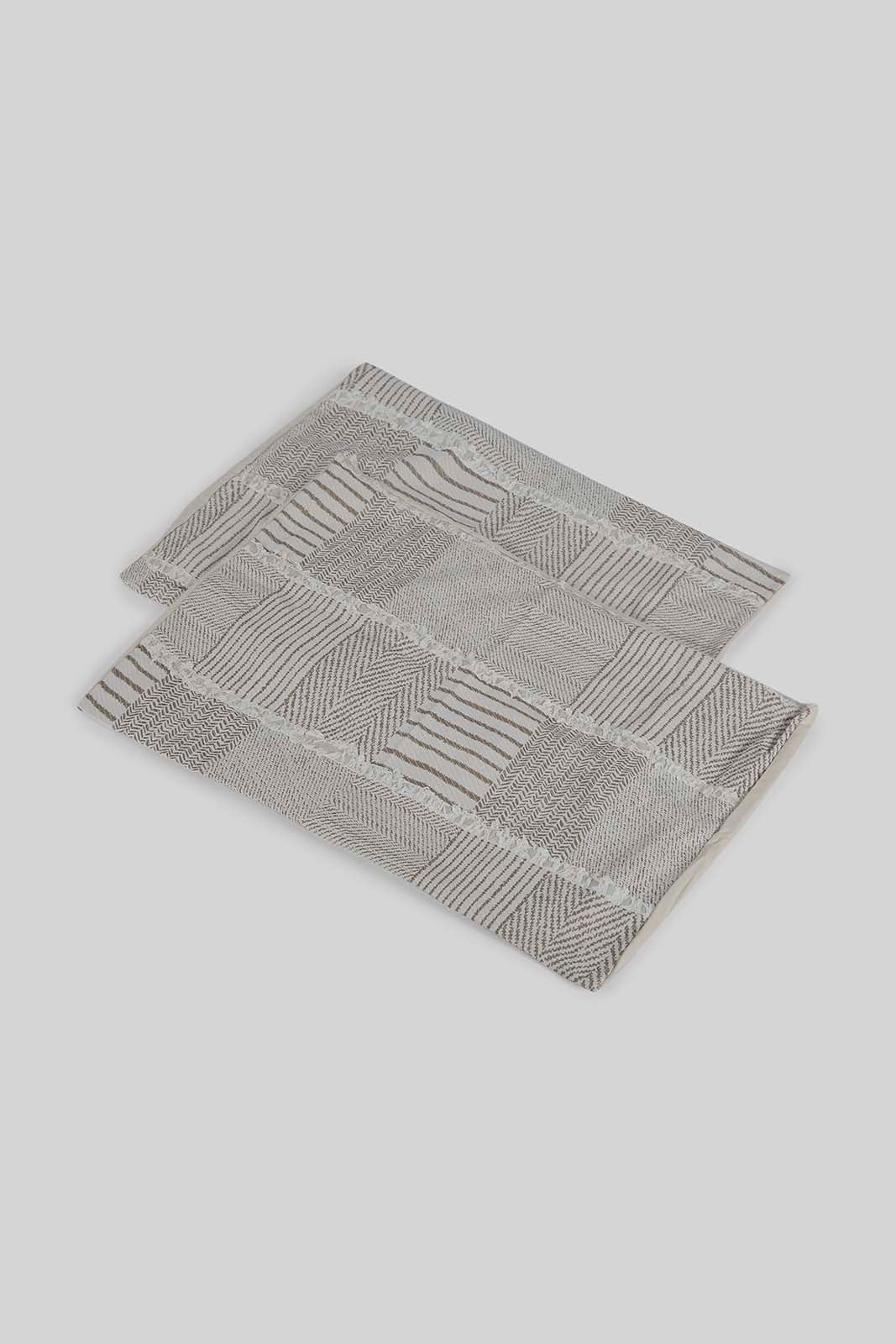 Redtag-Beige-7-Piece-Clip-Jacquard-Comforter-Set-(King-Size)-Category:Comforters,-Colour:Beige,-Deals:New-In,-Dept:Home,-Filter:Home-Bedroom,-HMW-BED-Comforters,-New-In-HMW-BED,-Non-Sale,-Section:Homewares,-W22B-Home-Bedroom-