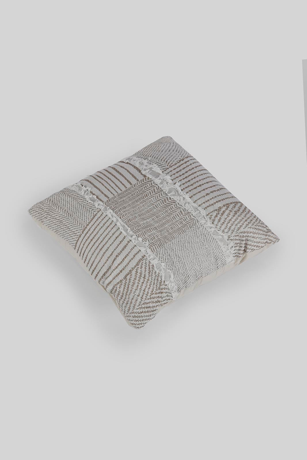 Redtag-Beige-7-Piece-Clip-Jacquard-Comforter-Set-(King-Size)-Category:Comforters,-Colour:Beige,-Deals:New-In,-Dept:Home,-Filter:Home-Bedroom,-HMW-BED-Comforters,-New-In-HMW-BED,-Non-Sale,-Section:Homewares,-W22B-Home-Bedroom-