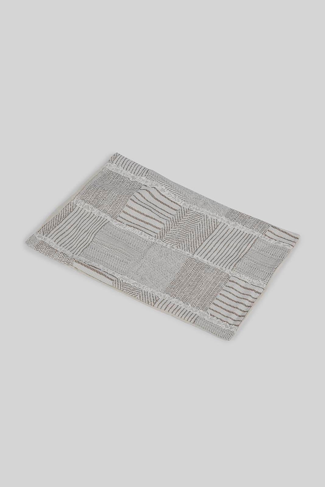Redtag-Beige-7-Piece-Clip-Jacquard-Comforter-Set-(King-Size)-Category:Comforters,-Colour:Beige,-Deals:New-In,-Dept:Home,-Filter:Home-Bedroom,-HMW-BED-Comforters,-New-In-HMW-BED,-Non-Sale,-Section:Homewares,-W22B-Home-Bedroom-