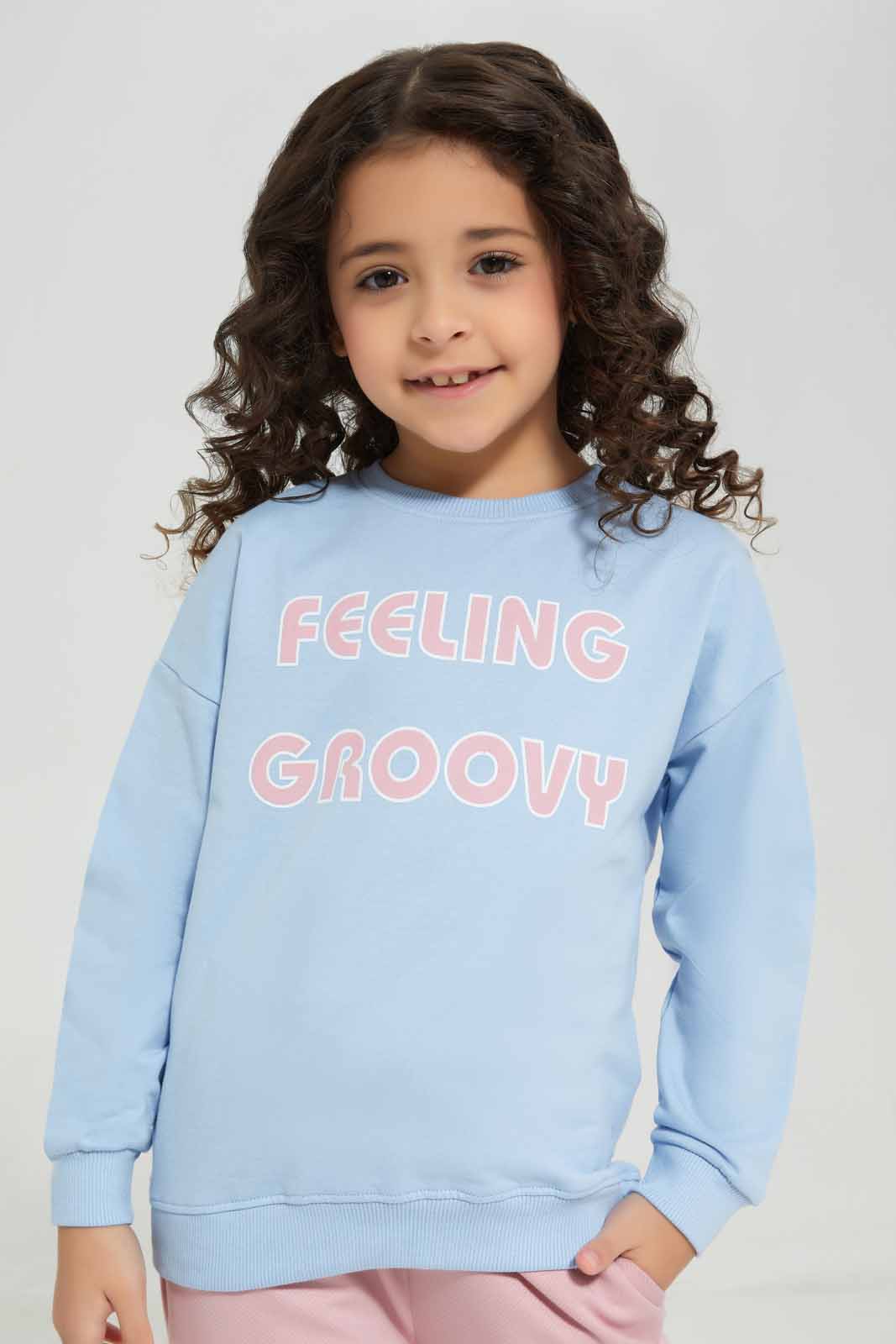 Redtag-Pale-Blue-Basic-Active-Top---Light-Blue-Category:Sweatshirts,-Colour:Blue,-Deals:New-In,-Filter:Girls-(2-to-8-Yrs),-GIR-Sweatshirts,-New-In-GIR-APL,-Non-Sale,-Section:Girls-(0-to-14Yrs),-TBL,-W22A-Girls-2 to 8 Years