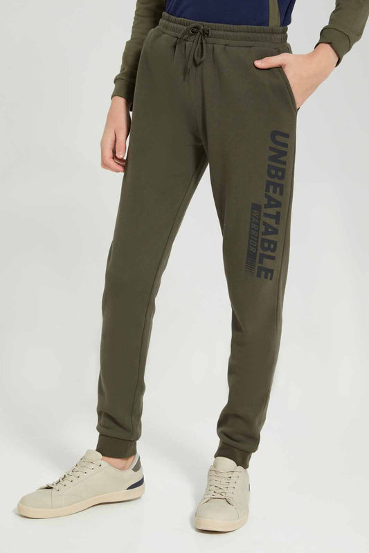 Redtag-Olive-Future-Active-Pants-BSR-Joggers,-Category:Joggers,-Colour:Olive,-Deals:New-In,-Filter:Senior-Boys-(8-to-14-Yrs),-New-In-BSR-APL,-Non-Sale,-Section:Boys-(0-to-14Yrs),-W22A-Senior-Boys-9 to 14 Years