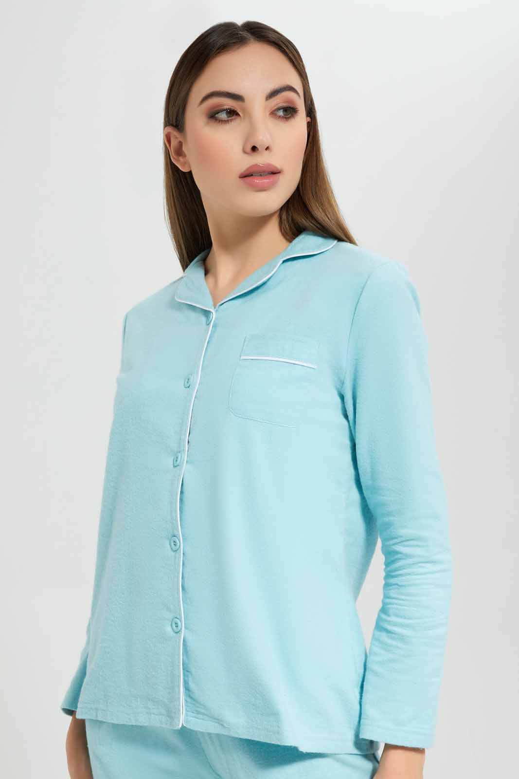 Redtag-Assorted-Woven-Cotton-Flannel-Pyjama-Set-Category:Pyjama-Sets,-Colour:Assorted,-Deals:New-In,-Filter:Women's-Clothing,-New-In-Women-APL,-Non-Sale,-Section:Women,-TBL,-W22B,-Women-Pyjama-Sets--