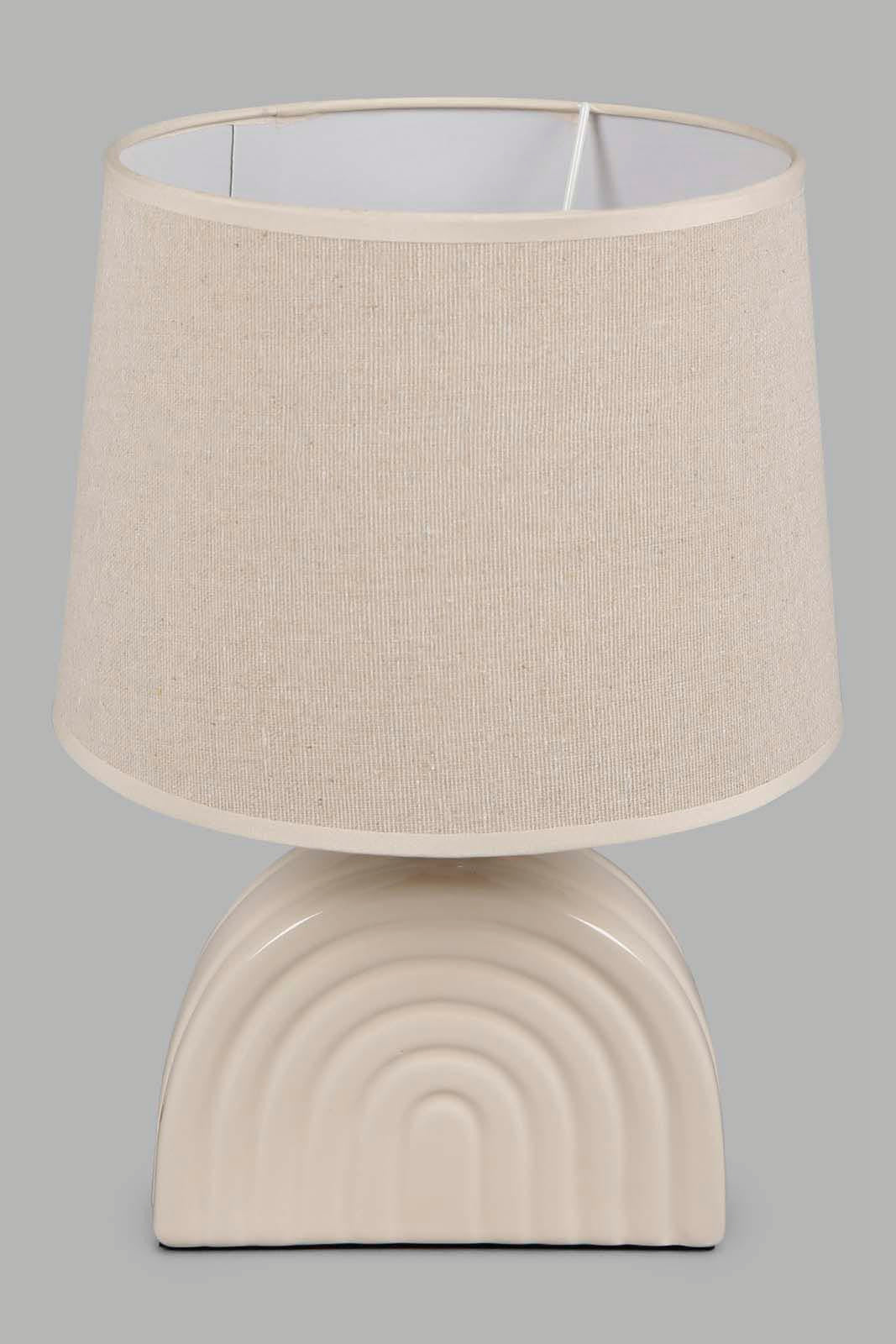 Redtag-Beige-Ceramic-Base-Table-Lamp-Category:Lamps,-Colour:Beige,-Deals:New-In,-Filter:Home-Decor,-HMW-HOM-Lighting,-New-In-HMW-HOM,-Non-Sale,-Section:Homewares,-W22A-Home-Decor-