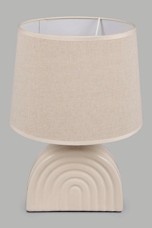 Redtag-Beige-Ceramic-Base-Table-Lamp-Category:Lamps,-Colour:Beige,-Deals:New-In,-Filter:Home-Decor,-HMW-HOM-Lighting,-New-In-HMW-HOM,-Non-Sale,-Section:Homewares,-W22A-Home-Decor-