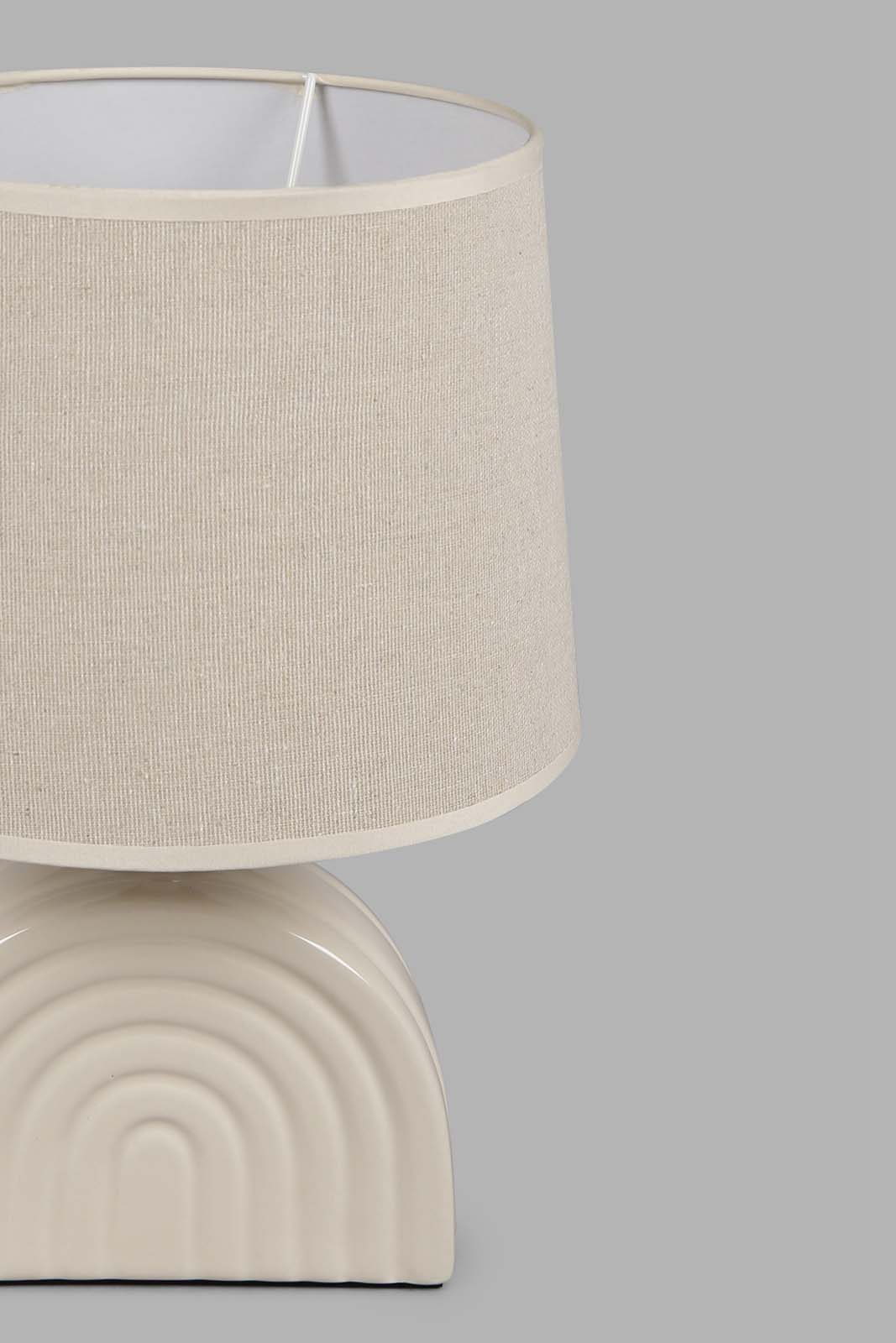 Redtag-Beige-Ceramic-Base-Table-Lamp-Category:Lamps,-Colour:Beige,-Deals:New-In,-Filter:Home-Decor,-HMW-HOM-Lighting,-New-In-HMW-HOM,-Non-Sale,-Section:Homewares,-W22A-Home-Decor-
