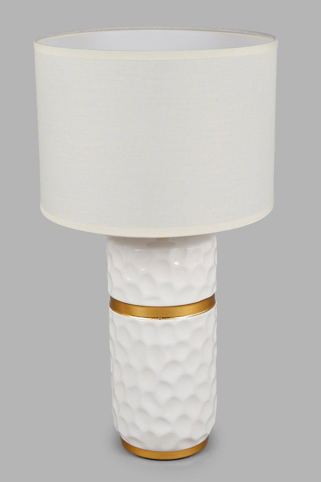 Redtag-Cream-Pattern-Ceramic-Table-Lamp-Category:Lamps,-Colour:Cream,-Deals:New-In,-Filter:Home-Decor,-HMW-HOM-Lighting,-New-In-HMW-HOM,-Non-Sale,-Section:Homewares,-W22A-Home-Decor-