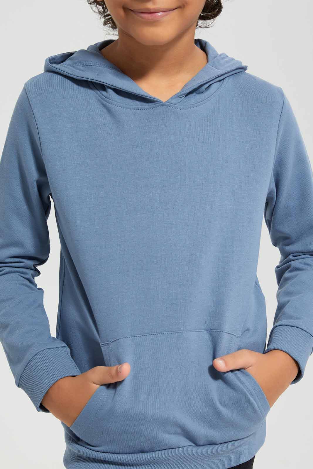 Redtag-Blue-Hooded-Sweatshirt-BOY-Sweatshirts,-Category:Sweatshirts,-Colour:Blue,-Deals:New-In,-Filter:Boys-(2-to-8-Yrs),-New-In-BOY-APL,-Non-Sale,-Section:Boys-(0-to-14Yrs),-TBL,-W22A-Boys-2 to 8 Years