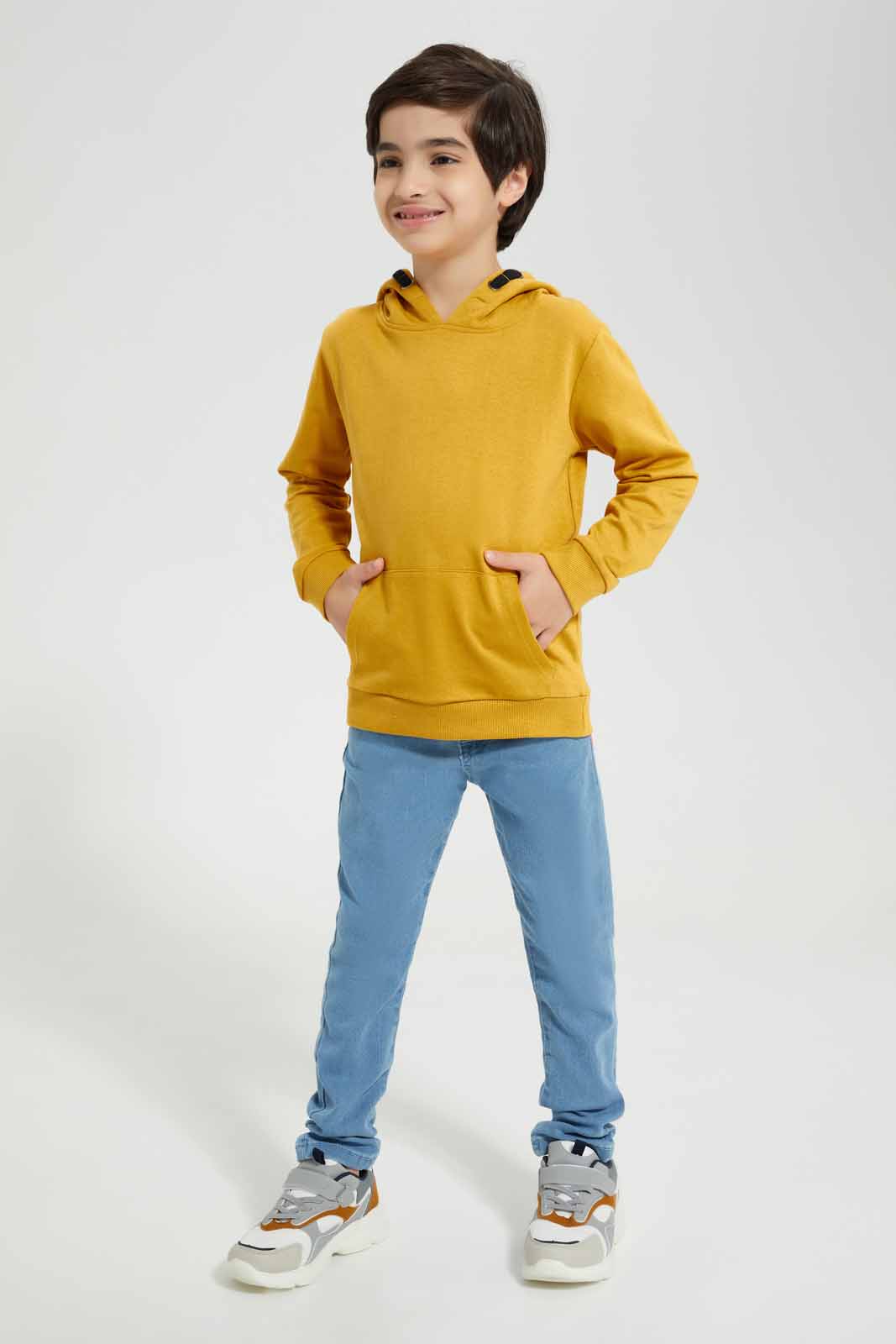 Redtag-Yellow-Hooded-Sweatshirt-BOY-Sweatshirts,-Category:Sweatshirts,-Colour:Yellow,-Deals:New-In,-Filter:Boys-(2-to-8-Yrs),-New-In-BOY-APL,-Non-Sale,-Section:Boys-(0-to-14Yrs),-TBL,-W22A-Boys-2 to 8 Years