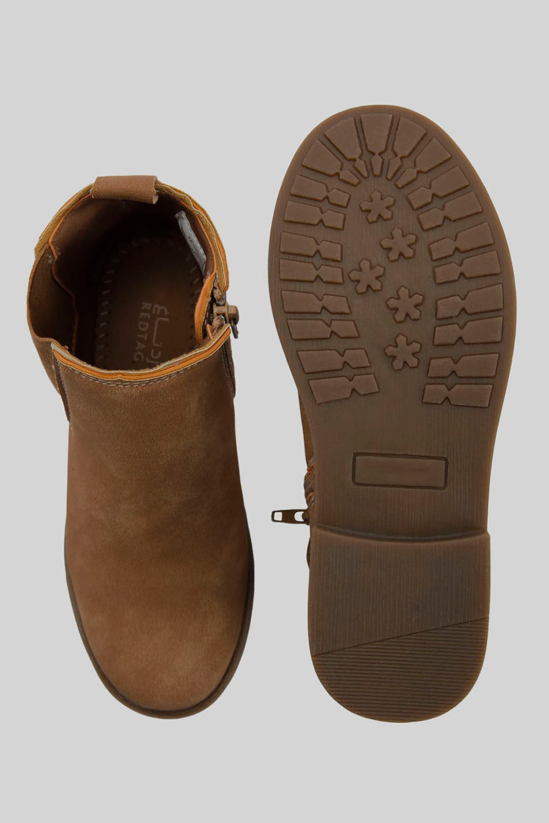 Redtag-Tan-Chelsea-Boots-Category:Boots,-Colour:Tan,-Deals:New-In,-Dept:Girls,-Filter:Girls-Footwear-(5-to-14-Yrs),-GSR-Boots,-New-In-GSR-FOO,-Non-Sale,-Section:Boys-(0-to-14Yrs),-W22B--