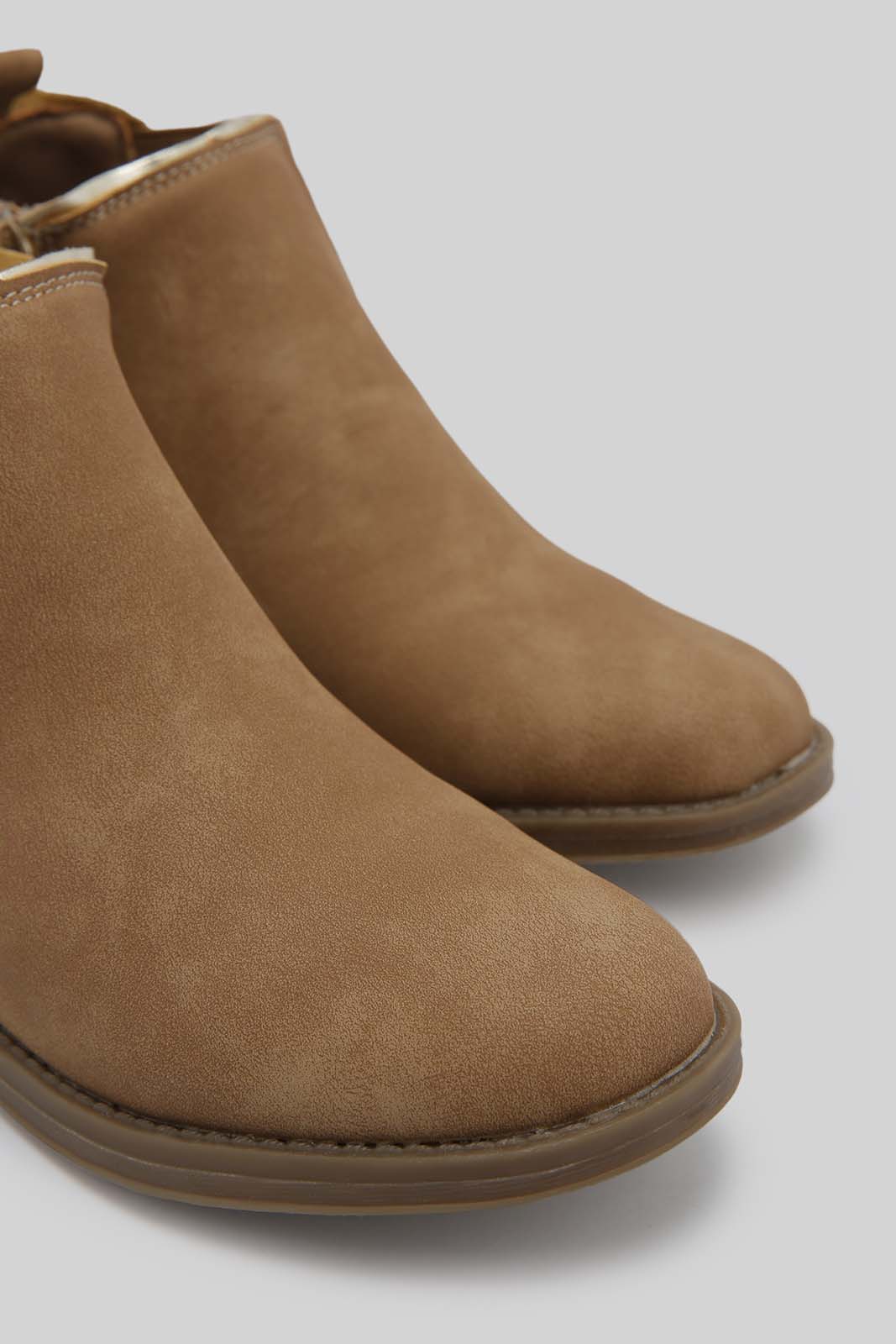 Redtag-Tan-Chelsea-Boots-Category:Boots,-Colour:Tan,-Deals:New-In,-Dept:Girls,-Filter:Girls-Footwear-(5-to-14-Yrs),-GSR-Boots,-New-In-GSR-FOO,-Non-Sale,-Section:Boys-(0-to-14Yrs),-W22B--