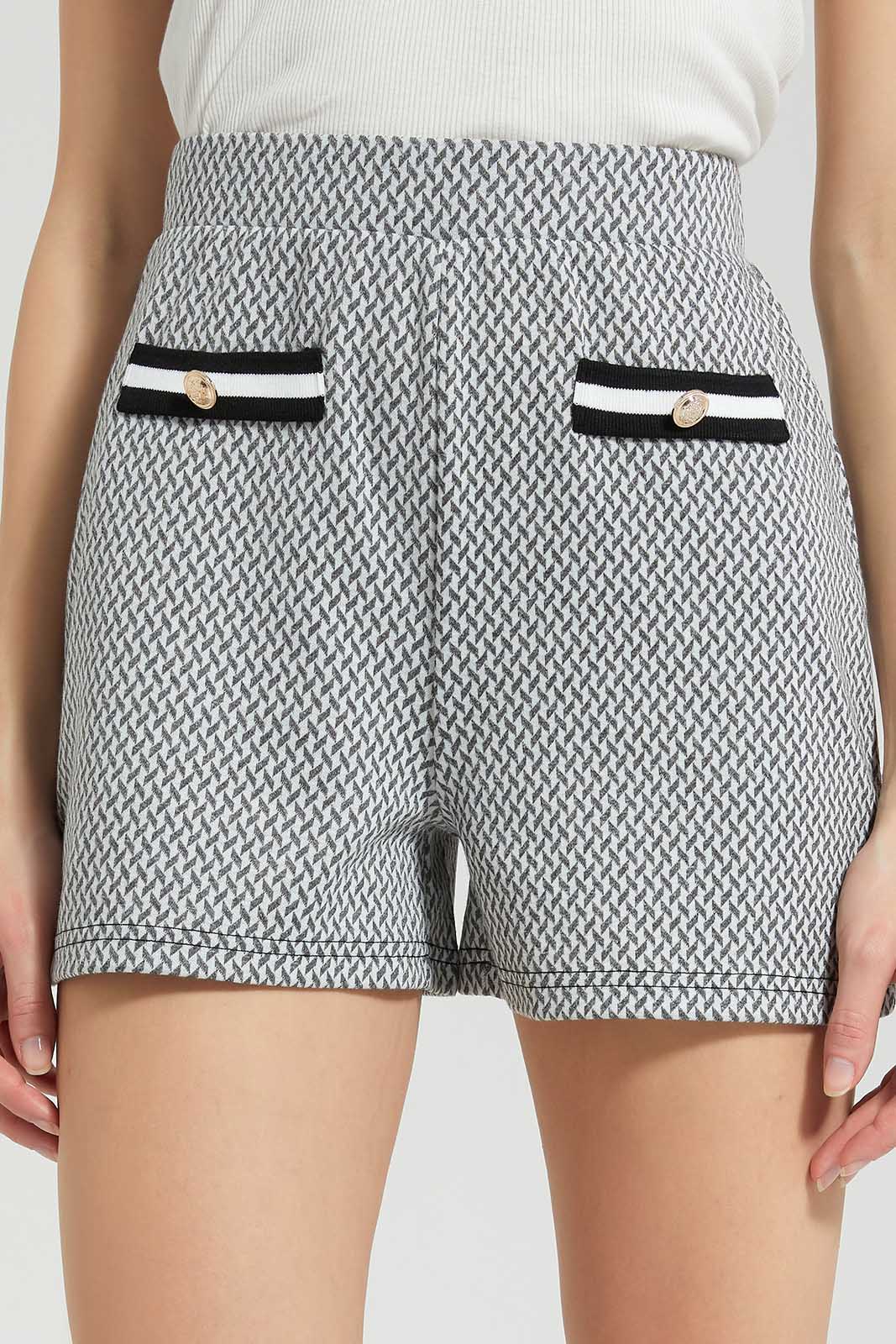 Redtag-Blue-Printed-Short-Category:Trousers,-Colour:Blue,-Deals:New-In,-Filter:Women's-Clothing,-LDC,-LDC-Trousers,-New-In-LDC-APL,-Non-Sale,-Section:Women,-W22A-Women's-