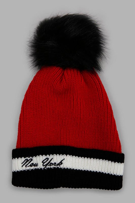 Redtag-Multi-Colour-Knitted-Cap-BOY-Knitted-Accessories,-Category:Knitted-Accessories,-Colour:Assorted,-Filter:Boys-Accessories,-New-In,-New-In-BOY-ACC,-Non-Sale,-Section:Boys-(0-to-14Yrs),-W22A-Boys-