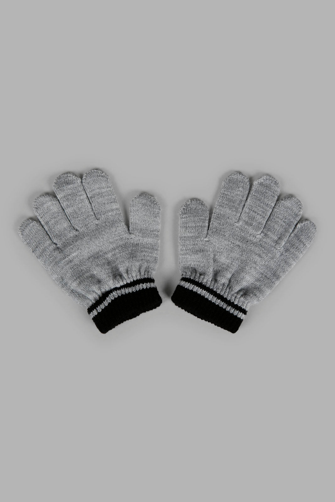 Redtag-Grey-Printed-Knitted-Cap-Set-Of-2-With-Gloves-BOY-Knitted-Accessories,-Category:Knitted-Accessories,-Colour:Grey,-Filter:Boys-Accessories,-New-In,-New-In-BOY-ACC,-Non-Sale,-Section:Boys-(0-to-14Yrs),-W22A-Boys-