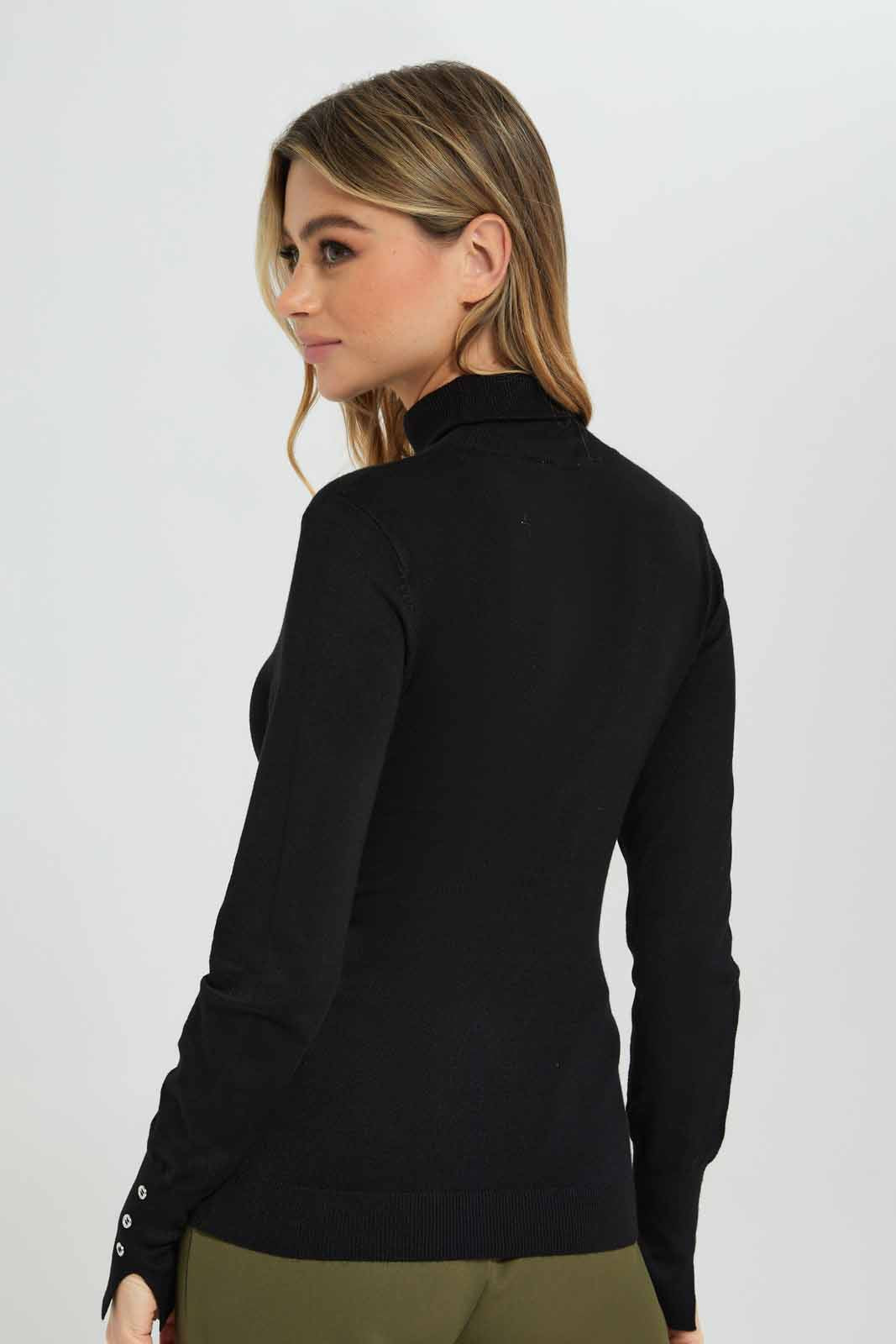 Redtag-Black-Basic-Solid-Turtle-Neck-Pullovers-Category:Pullovers,-Colour:Black,-Deals:New-In,-Filter:Women's-Clothing,-New-In-Women-APL,-Non-Sale,-Section:Women,-TBL,-W22B,-Women-Pullovers-Women's-