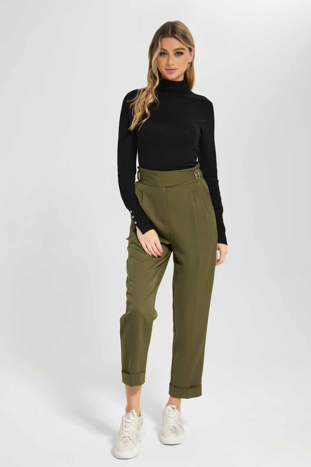 Redtag-Black-Basic-Solid-Turtle-Neck-Pullovers-Category:Pullovers,-Colour:Black,-Deals:New-In,-Filter:Women's-Clothing,-New-In-Women-APL,-Non-Sale,-Section:Women,-TBL,-W22B,-Women-Pullovers-Women's-