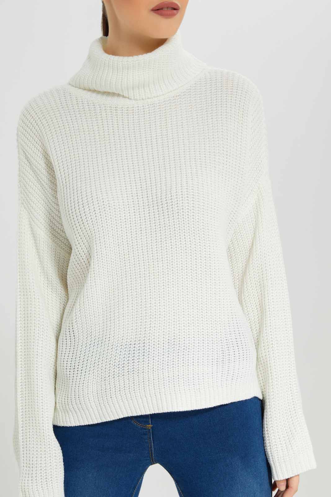 Redtag-Black-Turtle-Neck-Long-Sleeve-Pullover-Category:Pullovers,-Colour:Black,-Deals:New-In,-Dept:Ladieswear,-EHW,-Filter:Women's-Clothing,-New-In-Women-APL,-Non-Sale,-Section:Women,-W22B,-Women-Pullovers-Women's-