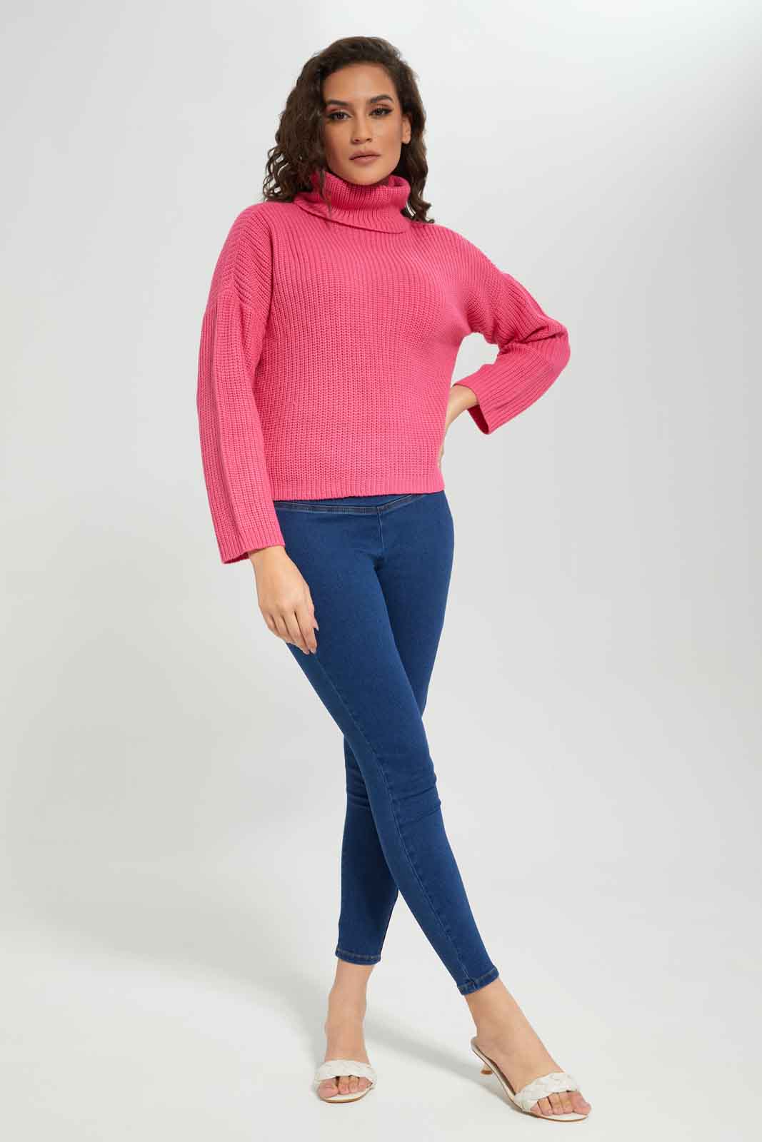 Redtag-Ivory-Turtle-Neck-Long-Sleeve-Pullover-Category:Pullovers,-Colour:Ivory,-Deals:New-In,-EHW,-Filter:Women's-Clothing,-New-In-Women-APL,-Non-Sale,-Section:Women,-W22B,-Women-Pullovers-Women's-
