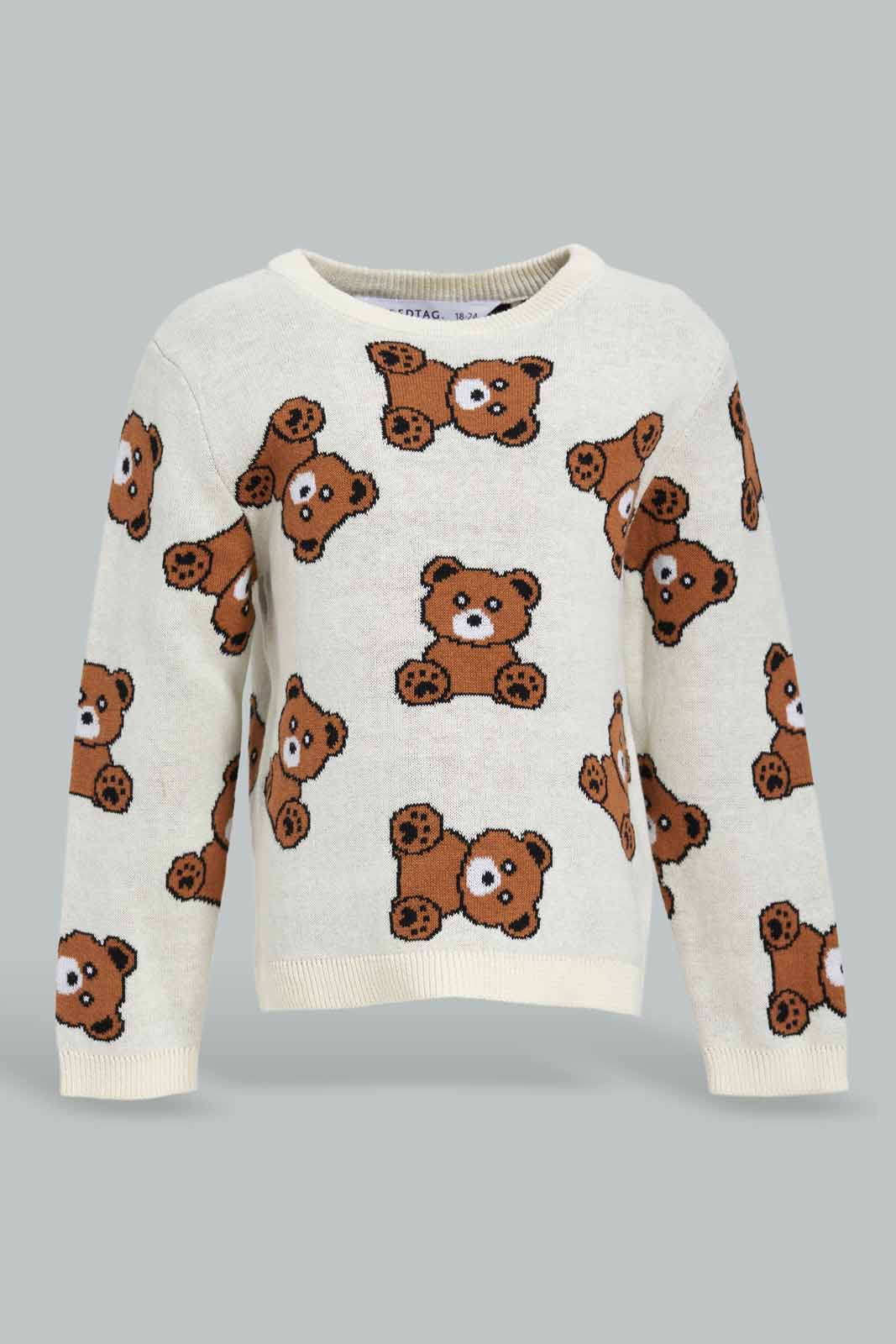 Redtag-Grey-Aop-Bear-Printed-Pullover-Category:Pullovers,-Colour:Grey,-Deals:New-In,-Filter:Infant-Boys-(3-to-24-Mths),-INB-Pullovers,-New-In-INB-APL,-Non-Sale,-Section:Boys-(0-to-14Yrs),-W22B-Infant-Boys-3 to 24 Months