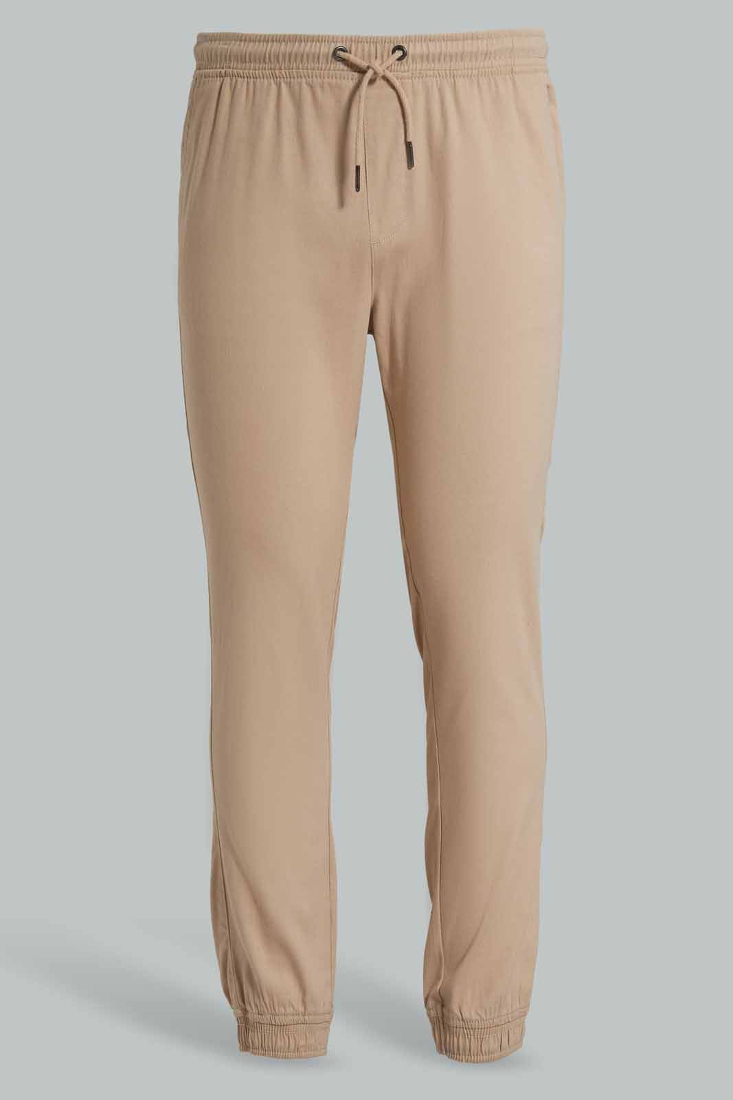 Redtag-Beige-Jogger-Category:Trousers,-Colour:Beige,-Deals:New-In,-Filter:Men's-Clothing,-Men-Trousers,-New-In-Men-APL,-Non-Sale,-Section:Men,-TBL,-W22A-Men's-