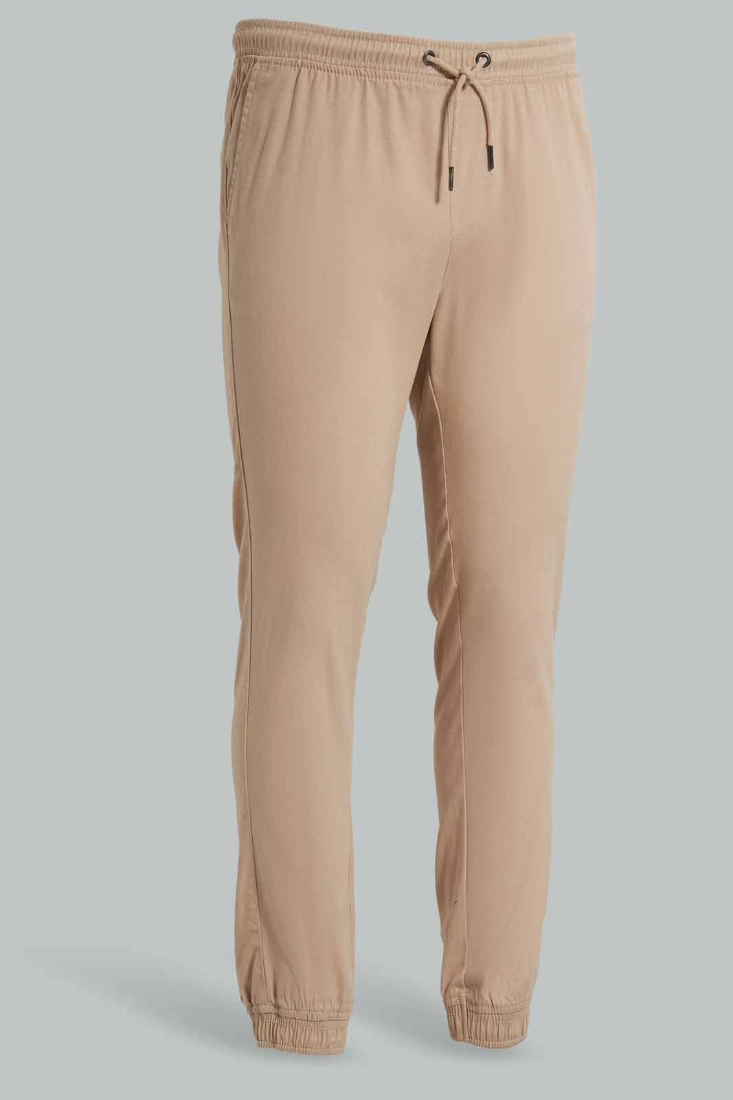 Redtag-Beige-Jogger-Category:Trousers,-Colour:Beige,-Deals:New-In,-Filter:Men's-Clothing,-Men-Trousers,-New-In-Men-APL,-Non-Sale,-Section:Men,-TBL,-W22A-Men's-