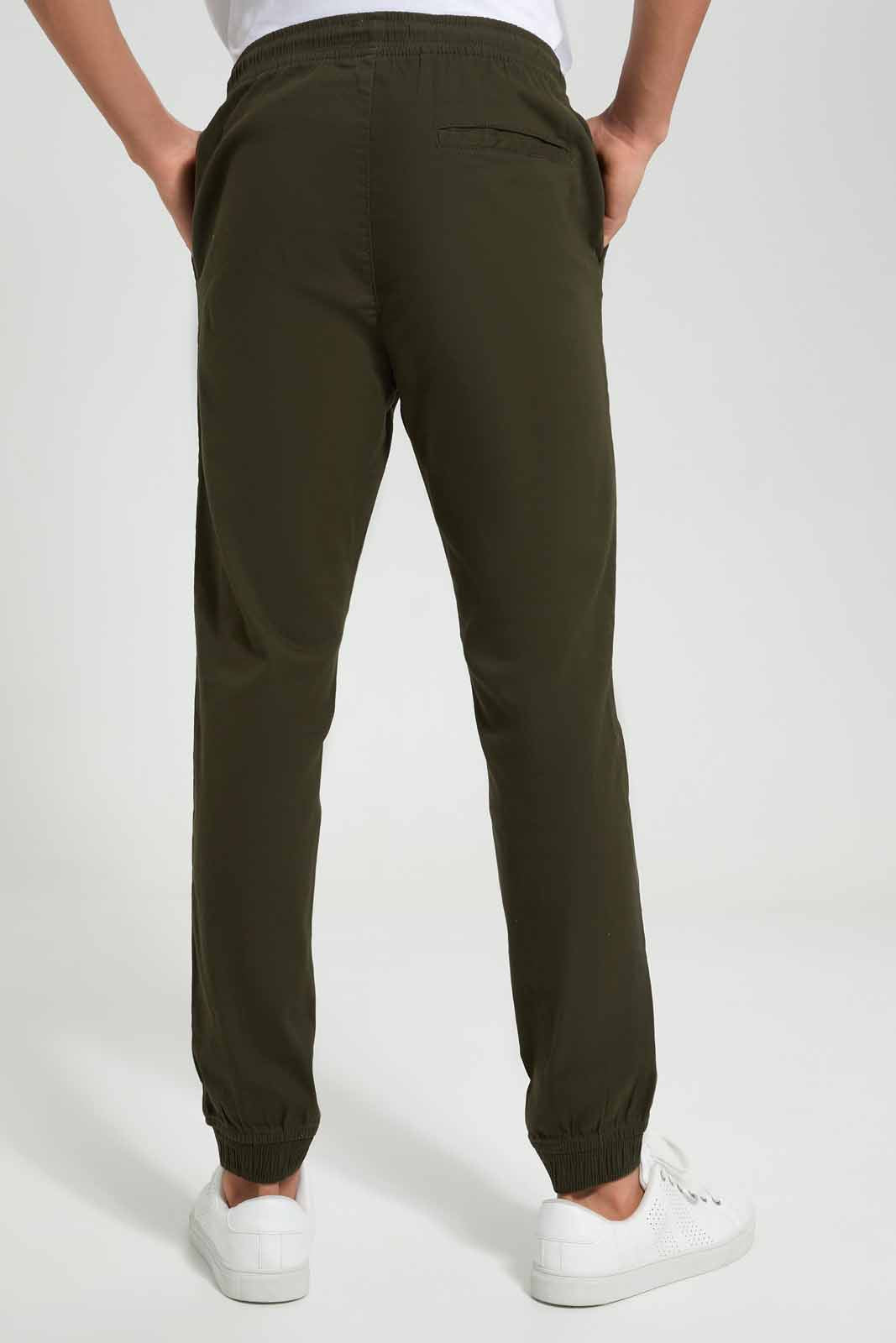 Olive Chino Jogger