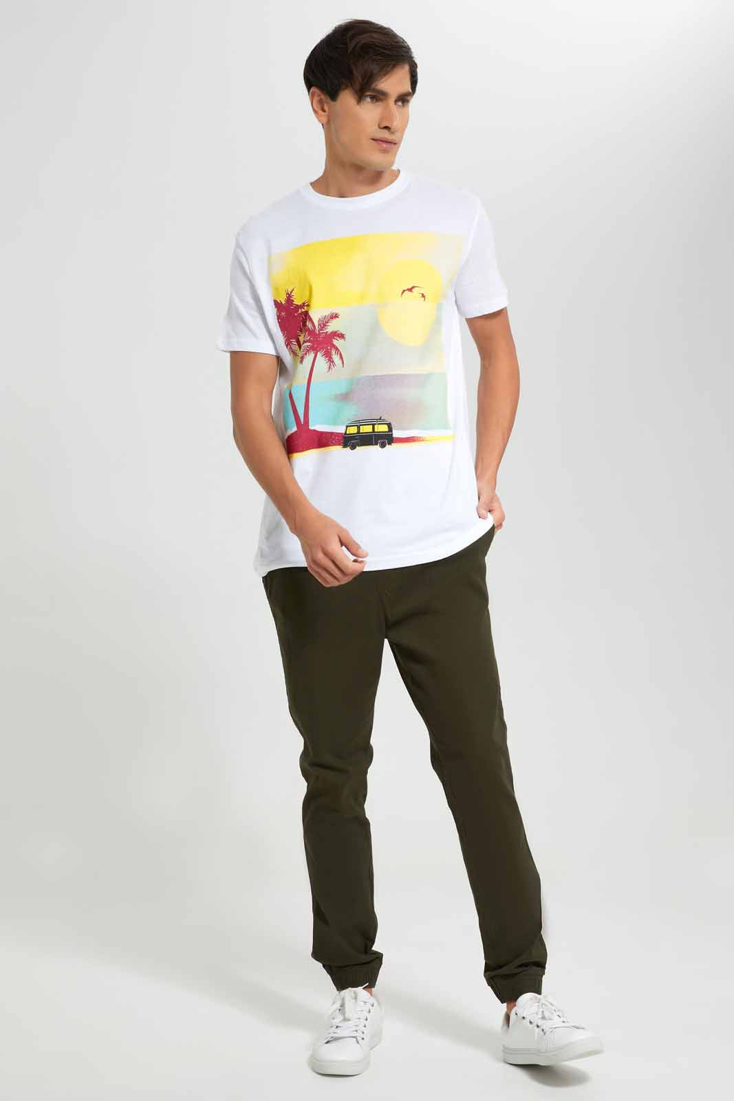 Olive Chino Jogger