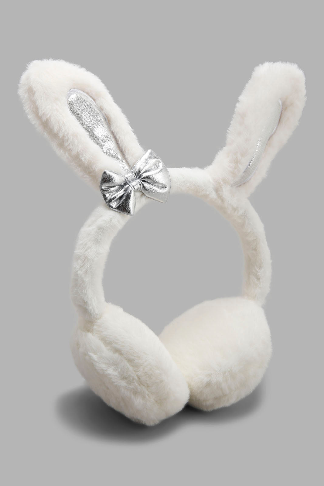 Redtag-White-Embellished-Earmuff-Category:Knitted-Accessories,-Colour:White,-Filter:Girls-Accessories,-GIR-Knitted-Accessories,-New-In,-New-In-GIR-ACC,-Non-Sale,-Section:Girls-(0-to-14Yrs),-W22A-Girls-