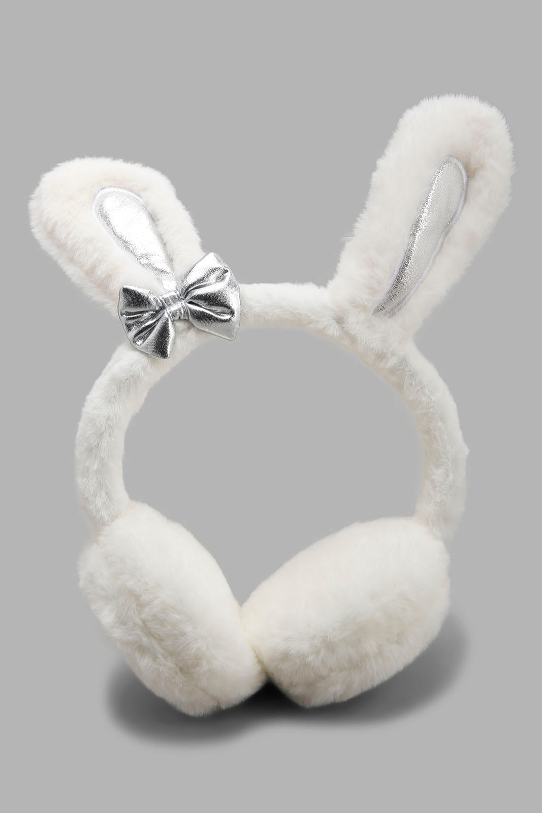 Redtag-White-Embellished-Earmuff-Category:Knitted-Accessories,-Colour:White,-Filter:Girls-Accessories,-GIR-Knitted-Accessories,-New-In,-New-In-GIR-ACC,-Non-Sale,-Section:Girls-(0-to-14Yrs),-W22A-Girls-