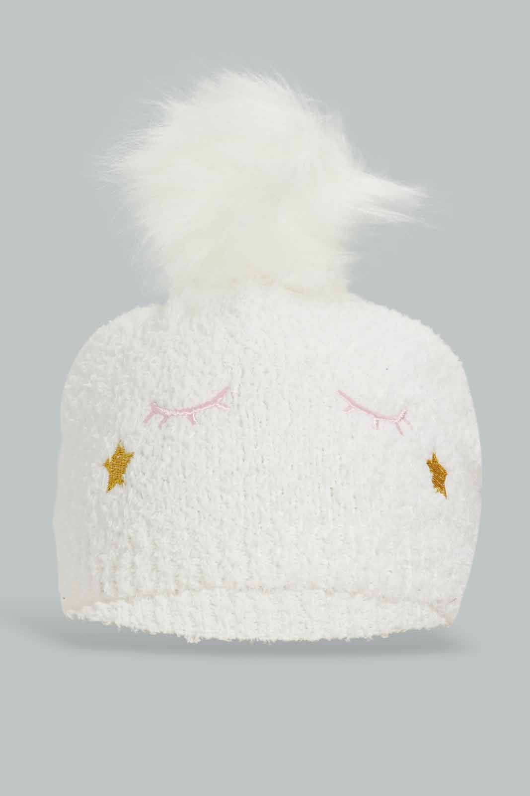 Redtag-Assorted-Infant-Girl-Cap-Set-Of-2-Category:Caps-&-Hats,-Colour:Assorted,-Filter:Girls-Accessories,-GIR-Caps-&-Hats,-New-In,-New-In-GIR-ACC,-Non-Sale,-Section:Girls-(0-to-14Yrs),-W22A-Girls-
