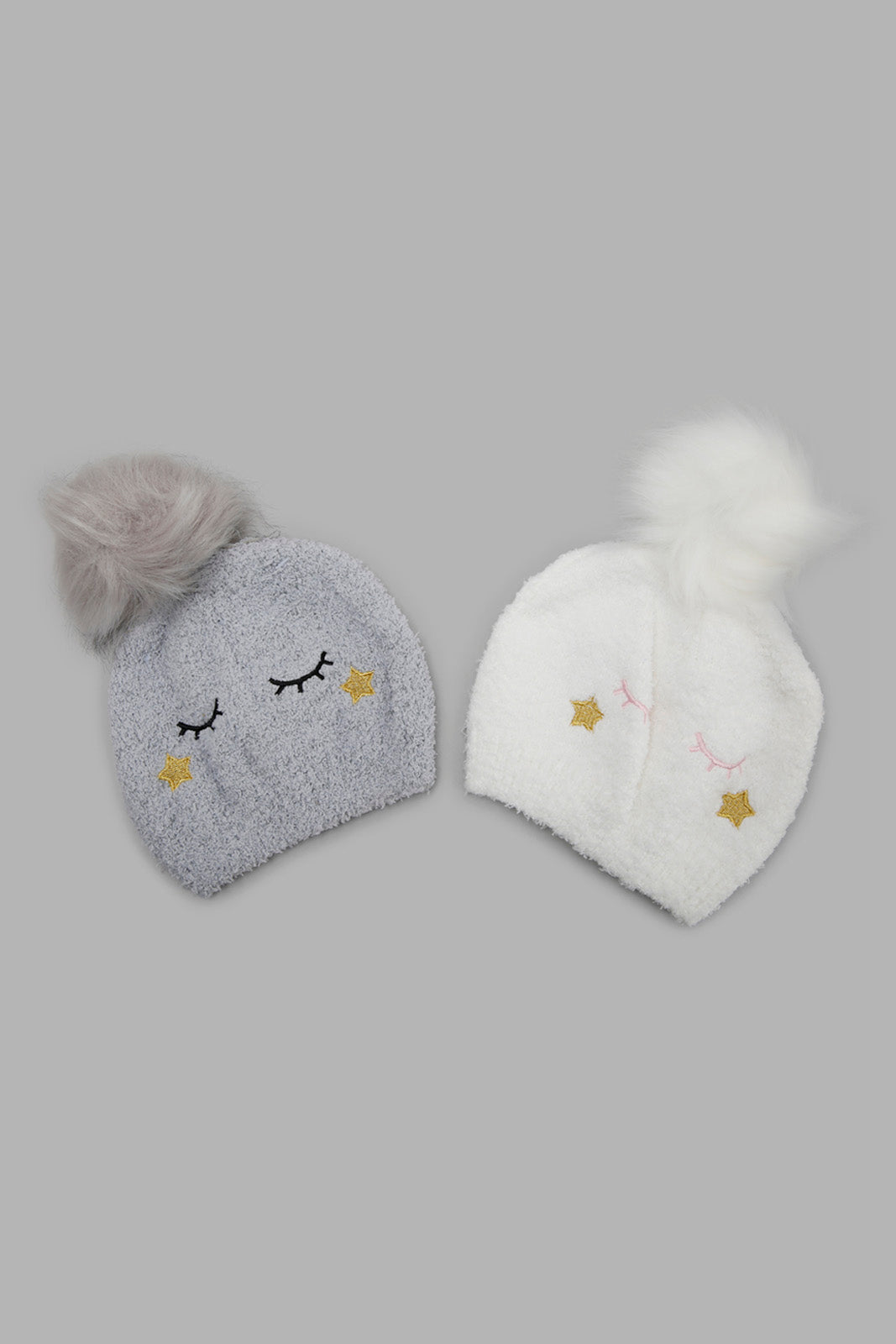 Redtag-Assorted-Infant-Girl-Cap-Set-Of-2-Category:Caps-&-Hats,-Colour:Assorted,-Filter:Girls-Accessories,-GIR-Caps-&-Hats,-New-In,-New-In-GIR-ACC,-Non-Sale,-Section:Girls-(0-to-14Yrs),-W22A-Girls-