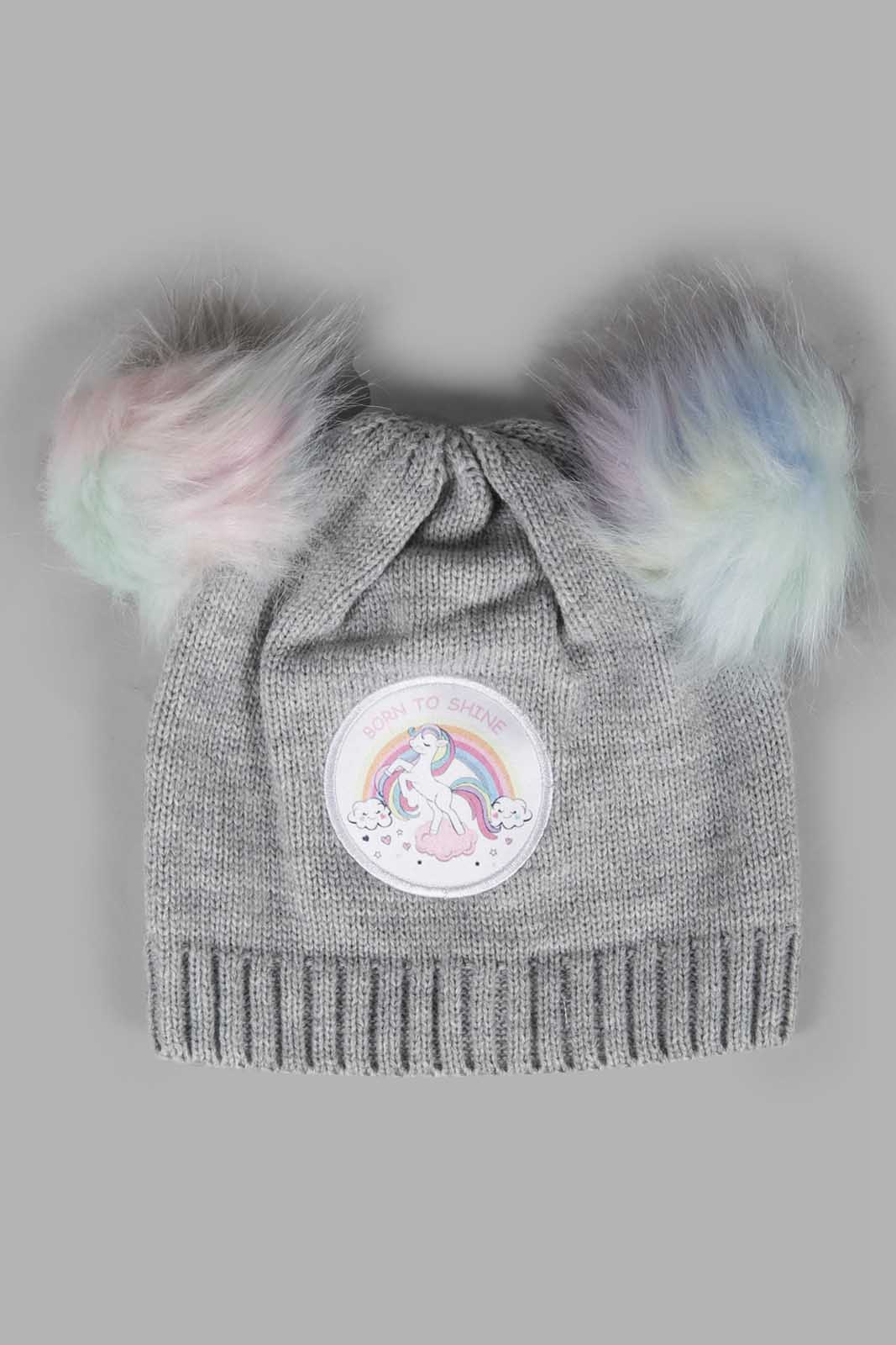 Redtag-Grey-Embellished-Set-Of-2-Knitted-Cap-&-Gloves-Category:Knitted-Accessories,-Colour:Grey,-Filter:Girls-Accessories,-GIR-Knitted-Accessories,-New-In,-New-In-GIR-ACC,-Non-Sale,-Section:Girls-(0-to-14Yrs),-W22A-Girls-