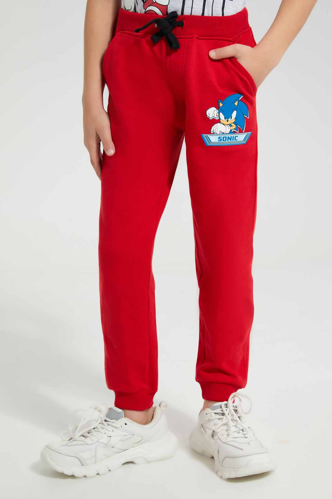 Redtag-Red-Sonic-Jog-Pant-BOY-Joggers,-Category:Joggers,-CHR,-Colour:Red,-Deals:New-In,-Filter:Boys-(2-to-8-Yrs),-New-In-BOY-APL,-Non-Sale,-Section:Boys-(0-to-14Yrs),-TBL,-W22A-Boys-2 to 8 Years